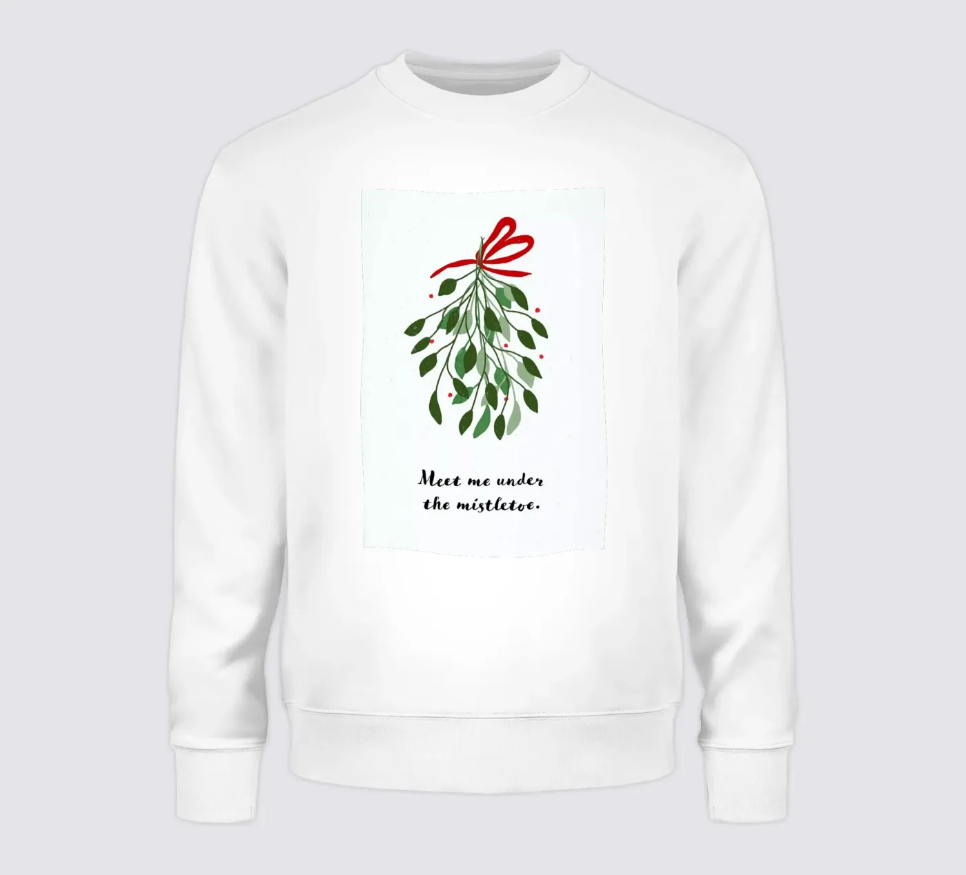 Mistletoe sweatshirt van daylight design studio
