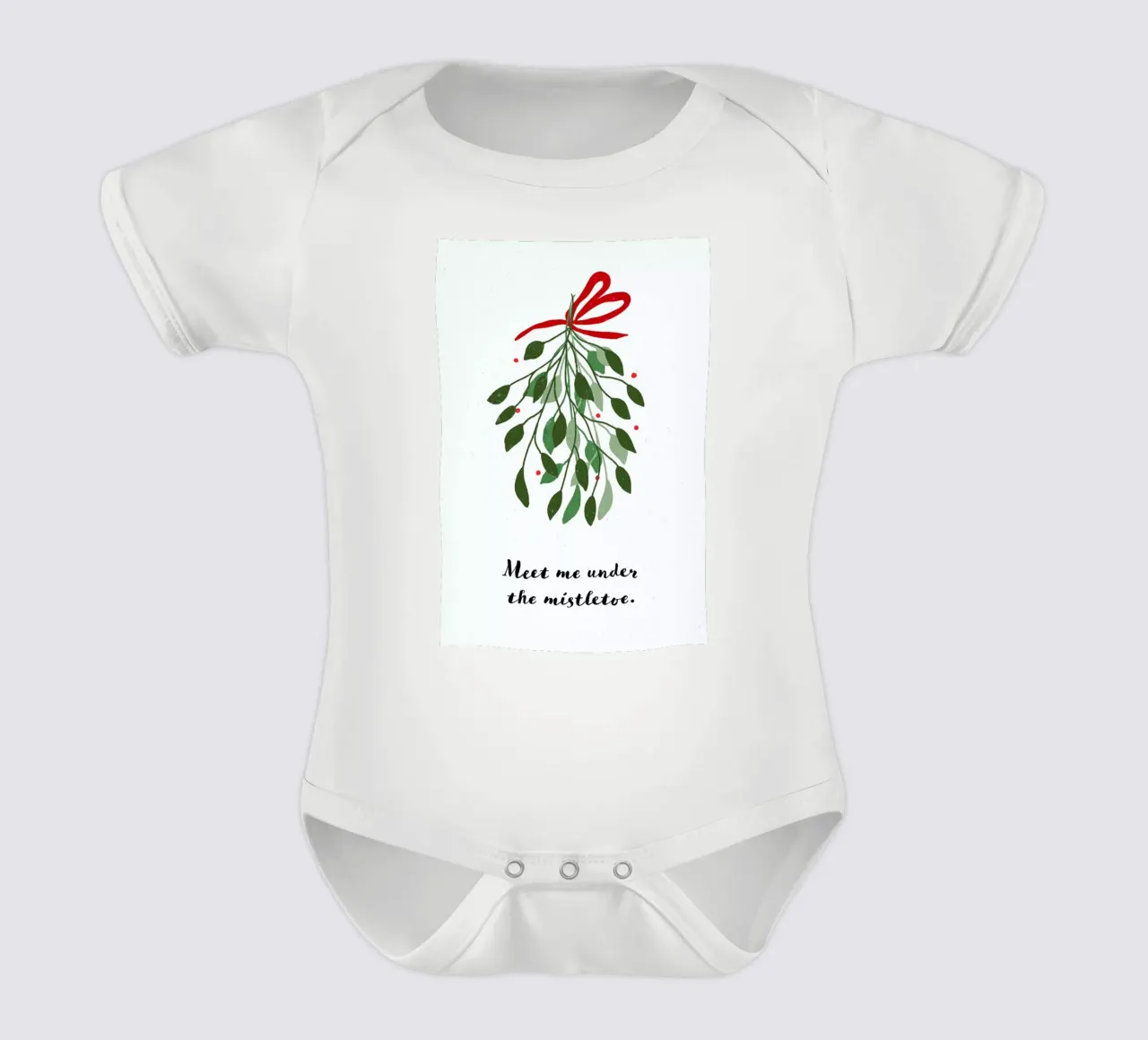 Mistletoe body neonato maniche corte da daylight design studio