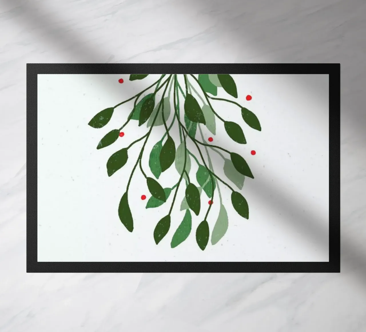 Mistletoe deurmat van daylight design studio
