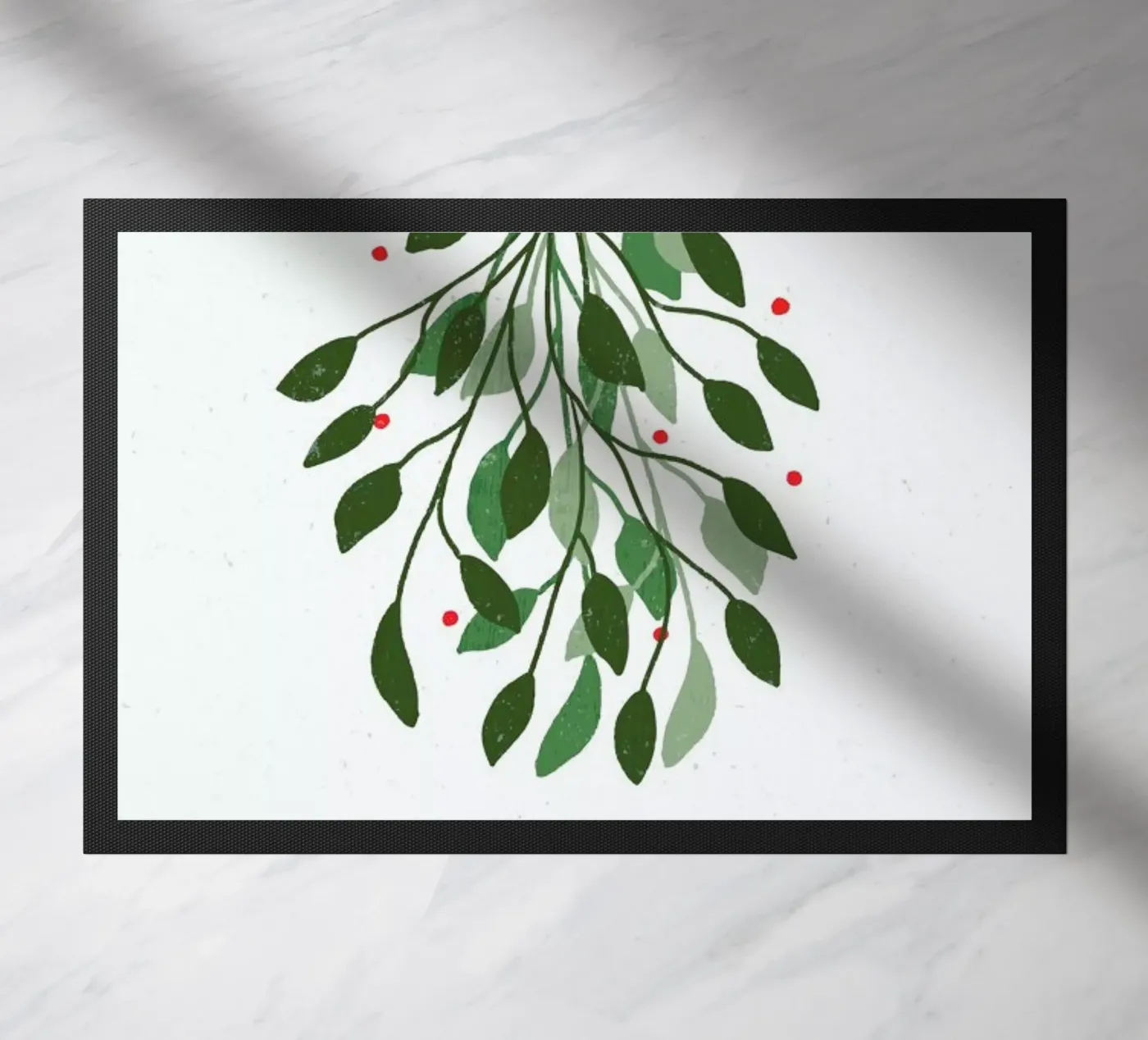Mistletoe doormat by daylight design studio