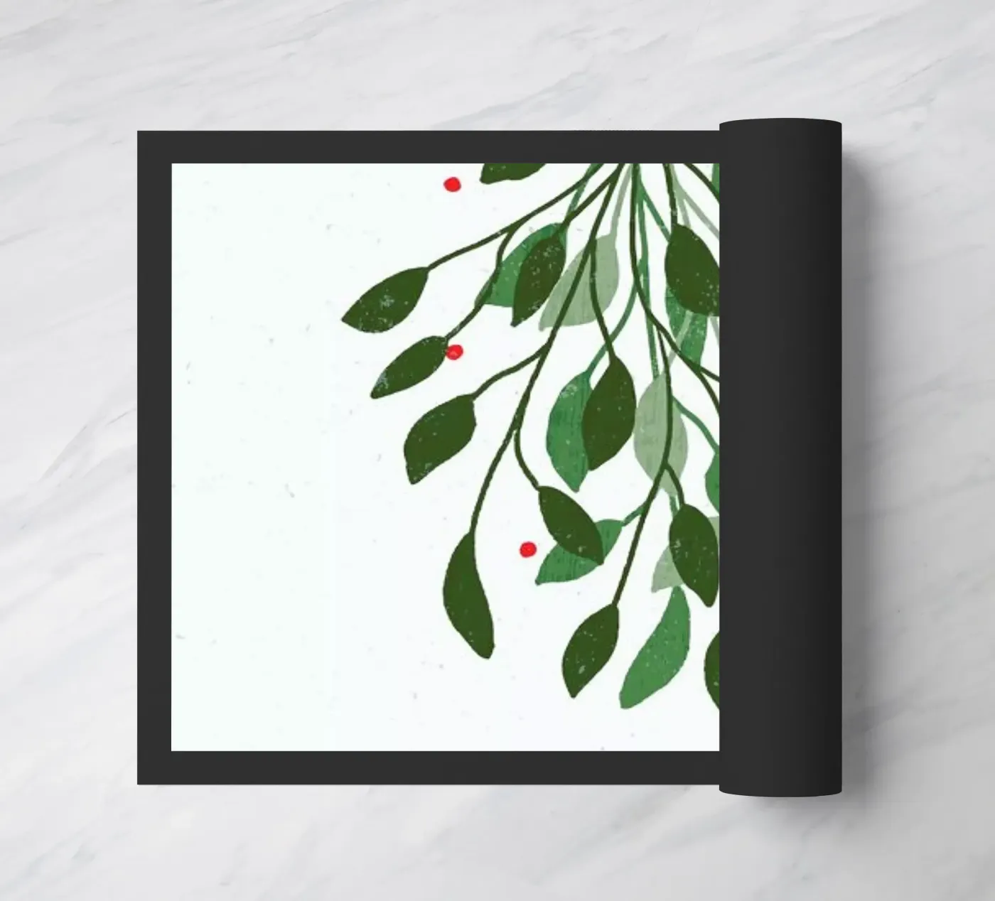 Mistletoe doormat by daylight design studio