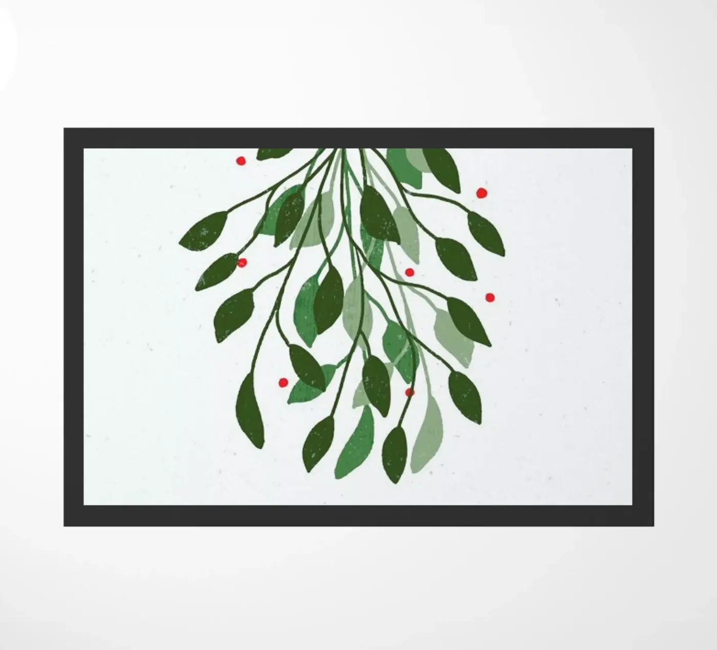 Mistletoe doormat by daylight design studio