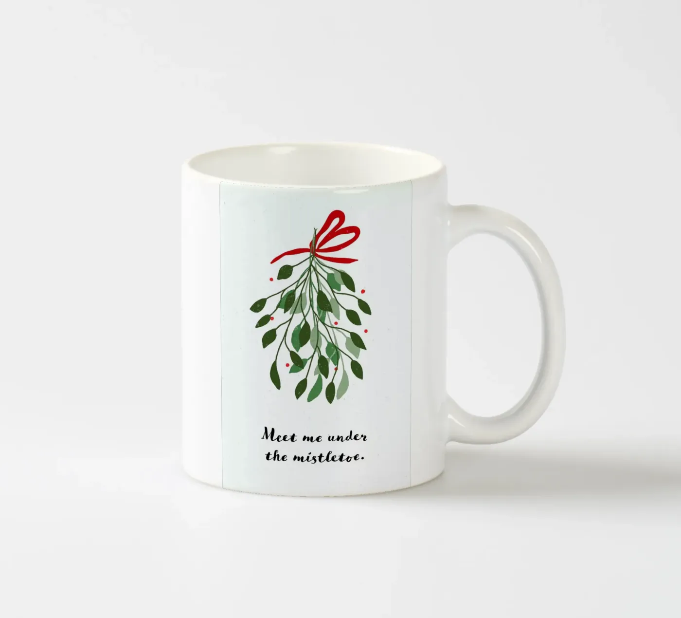 Mistletoe ceramic mug by daylight design studio