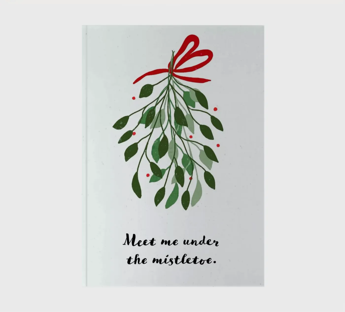 Mistletoe notebook by daylight design studio