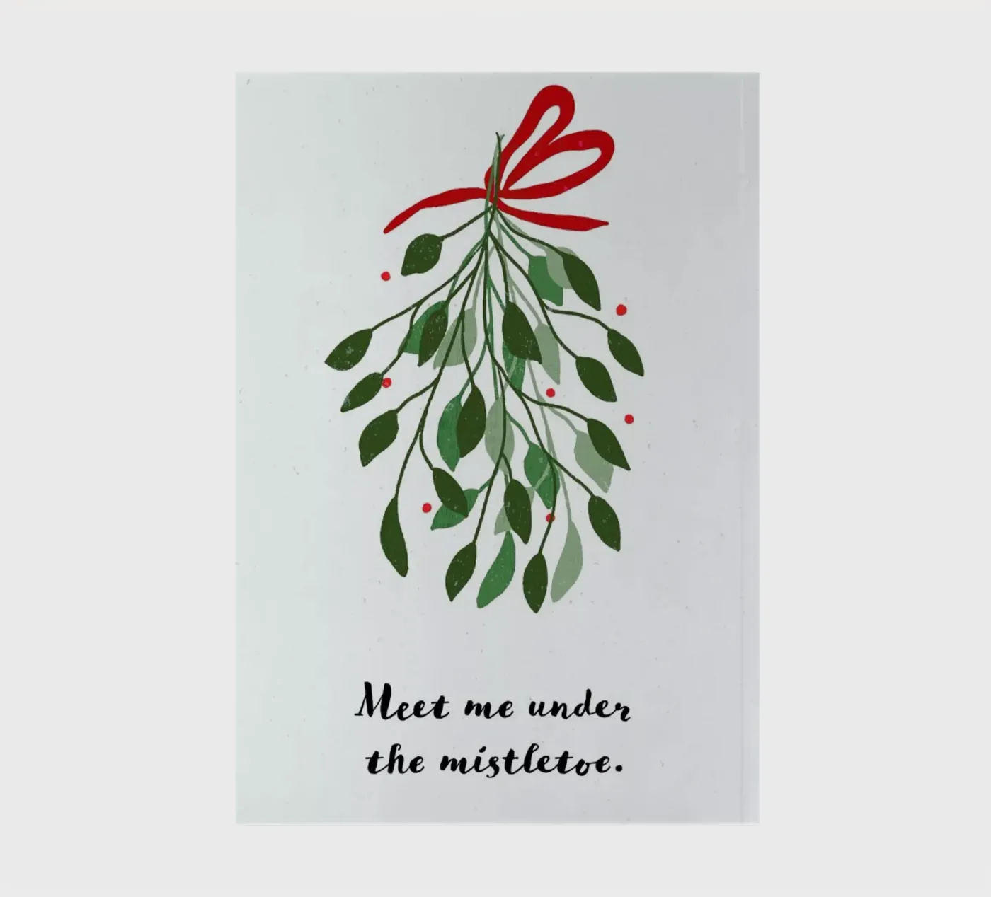 Mistletoe notebook by daylight design studio