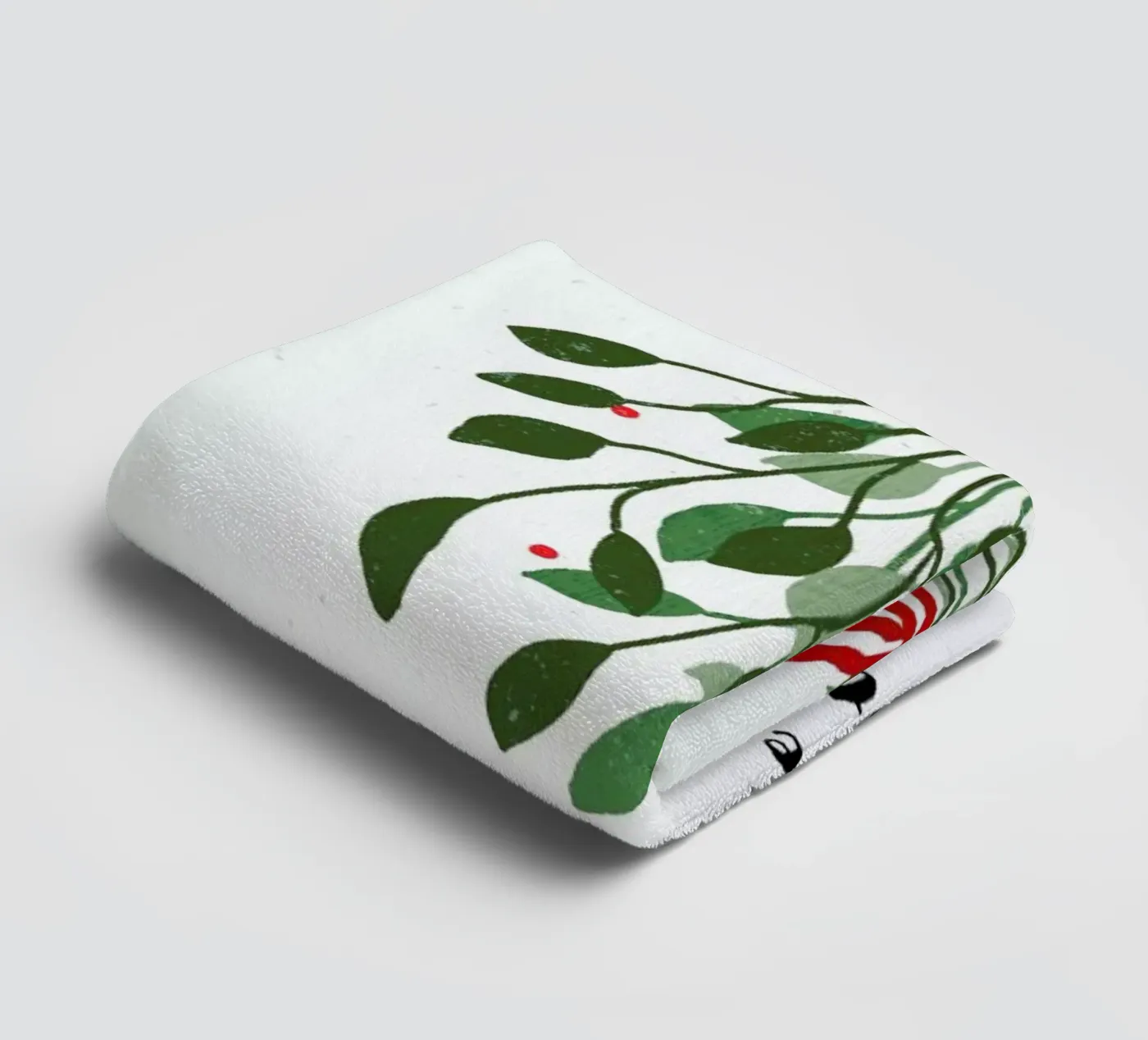 Mistletoe towel by daylight design studio