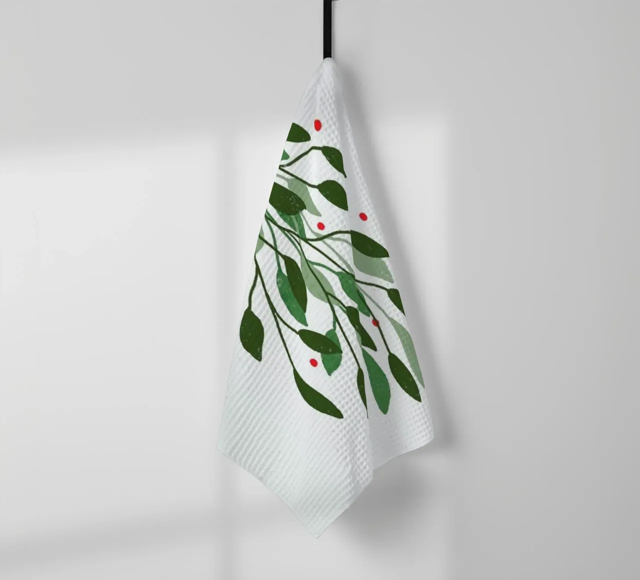 Mistletoe tea towel by daylight design studio