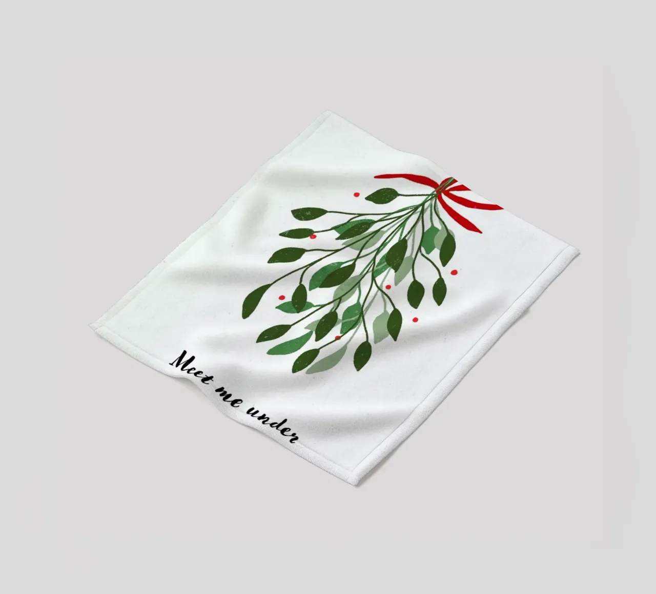 Mistletoe fleecedeken van daylight design studio