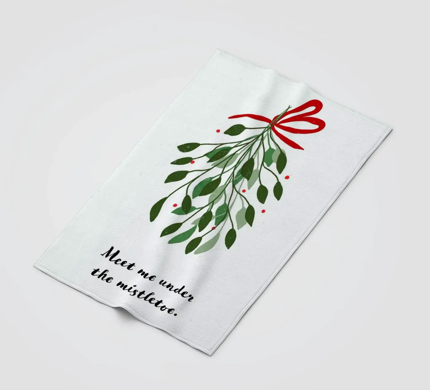 Mistletoe fleecedeken van daylight design studio