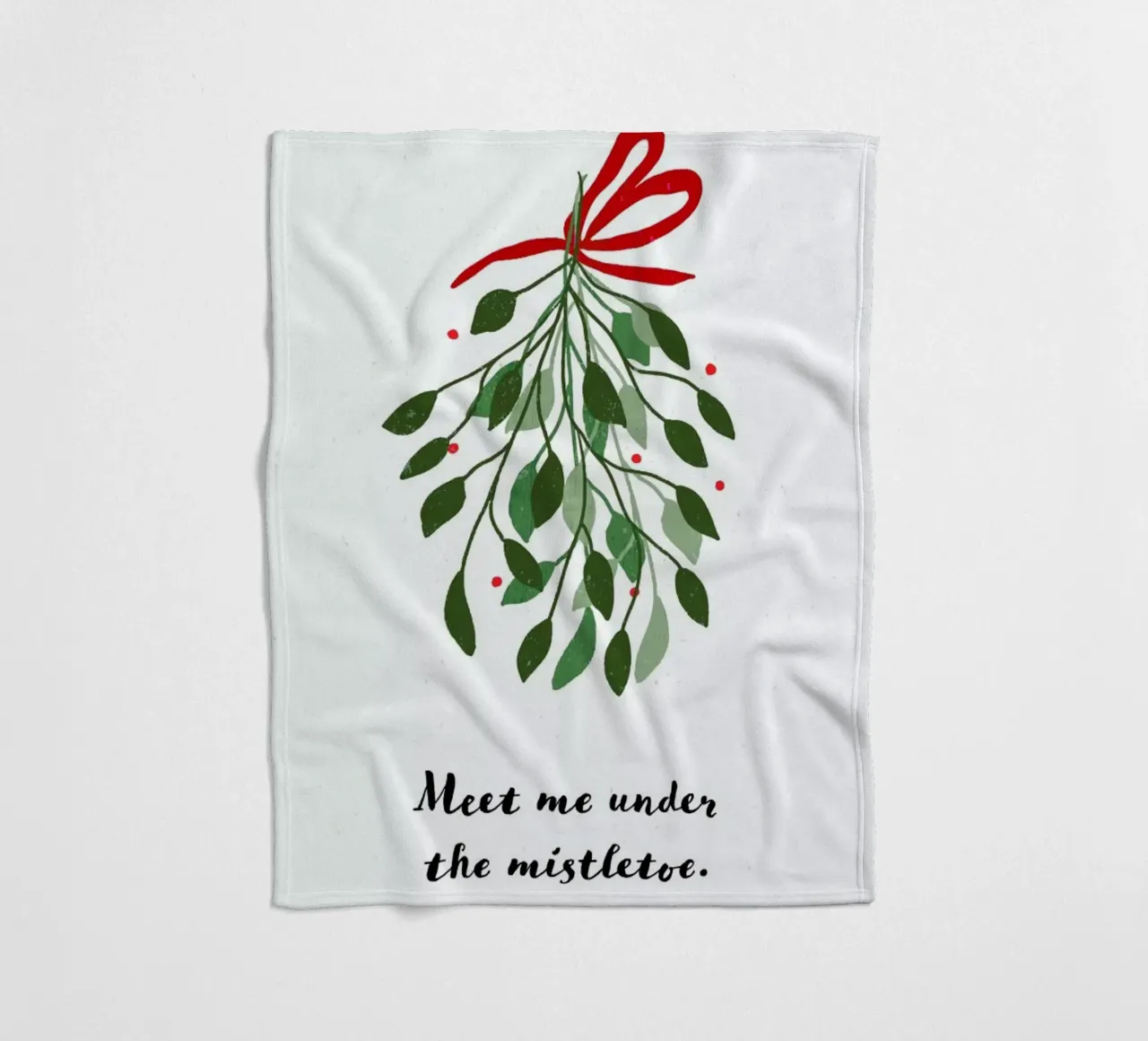 Mistletoe fleecedeken van daylight design studio
