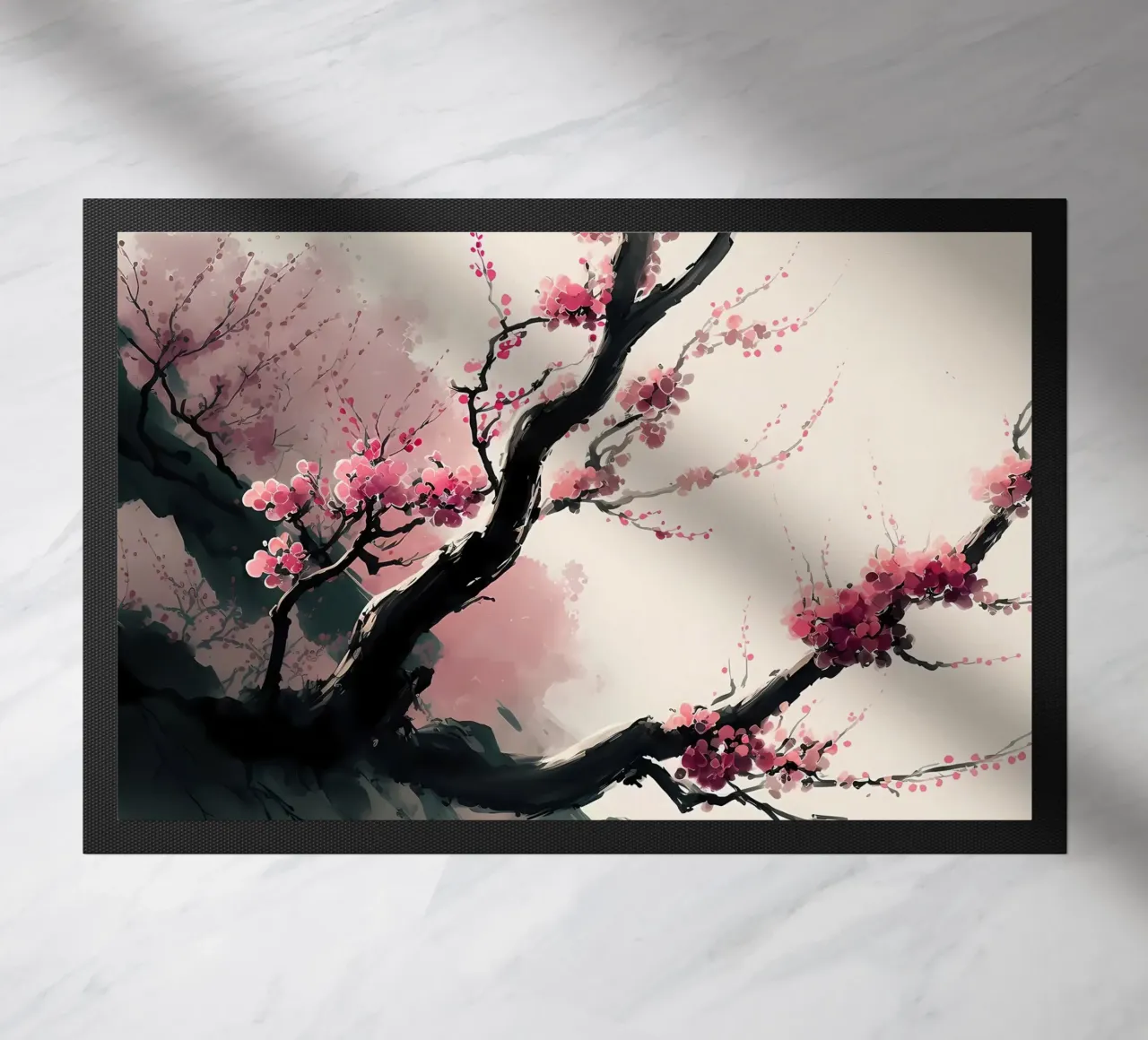 fiori di ciliegio giapponesi zerbino da Rebecca Clark Wyrick