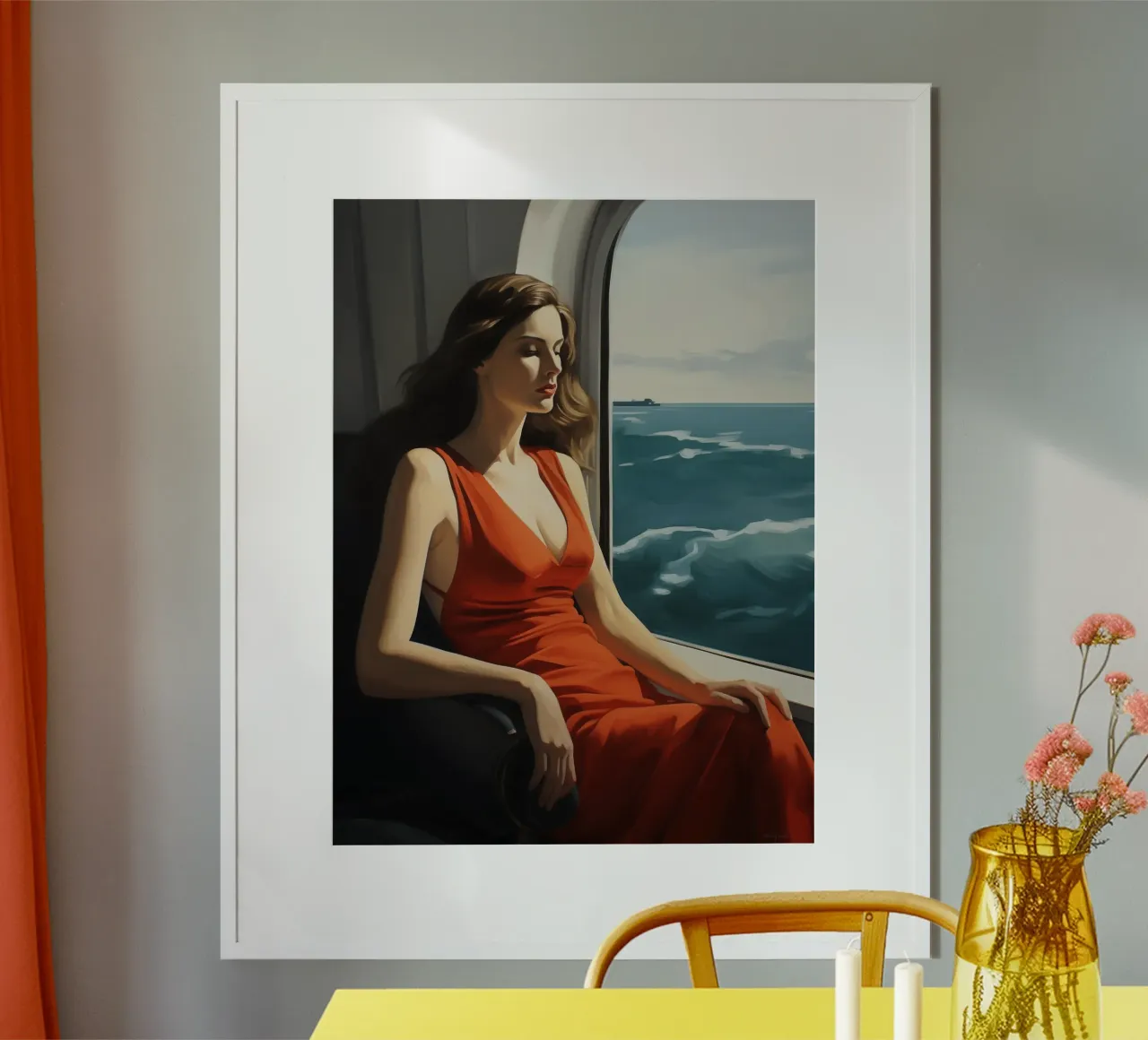 The Crossing | Quadro ispirato a E. Hopper poster da Autofocus