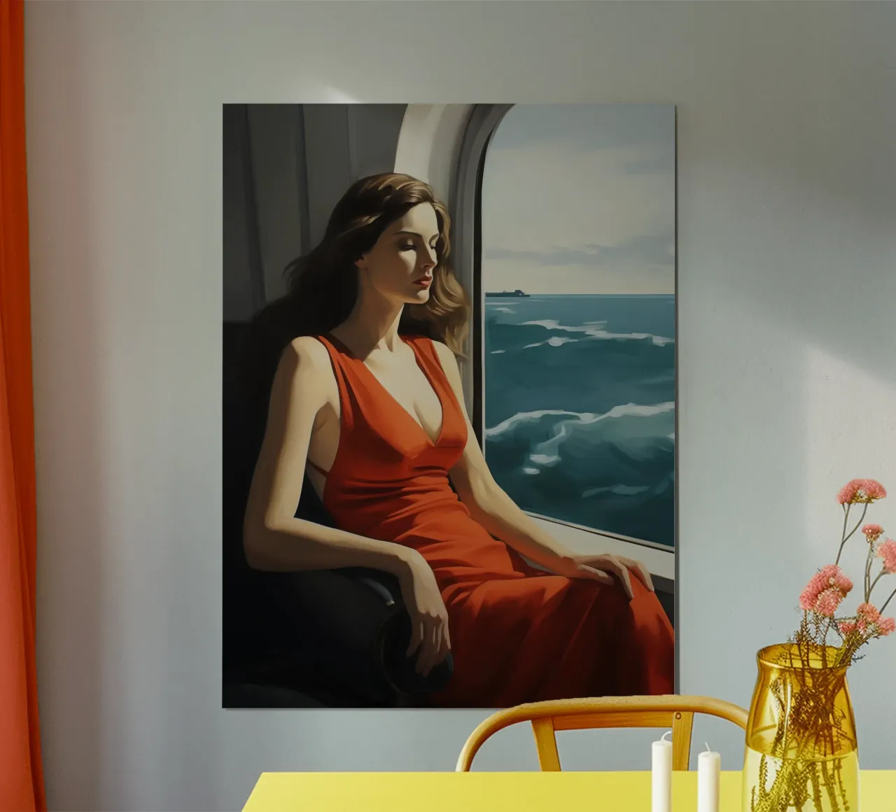 The Crossing | Quadro ispirato a E. Hopper poster da Autofocus
