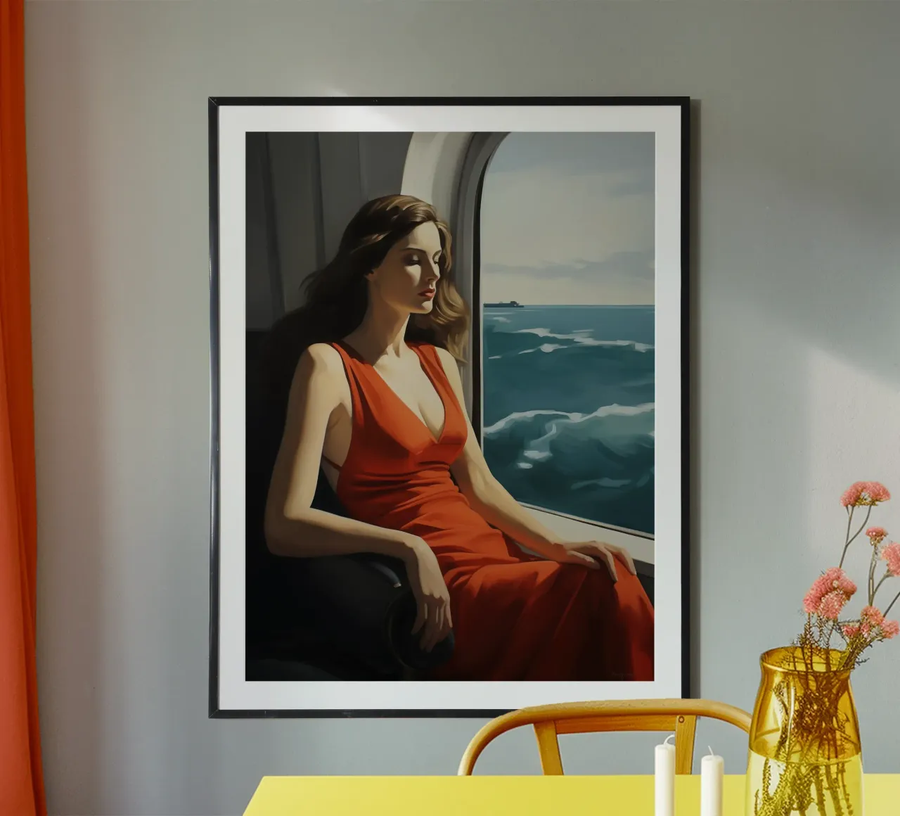 The Crossing | Quadro ispirato a E. Hopper poster da Autofocus