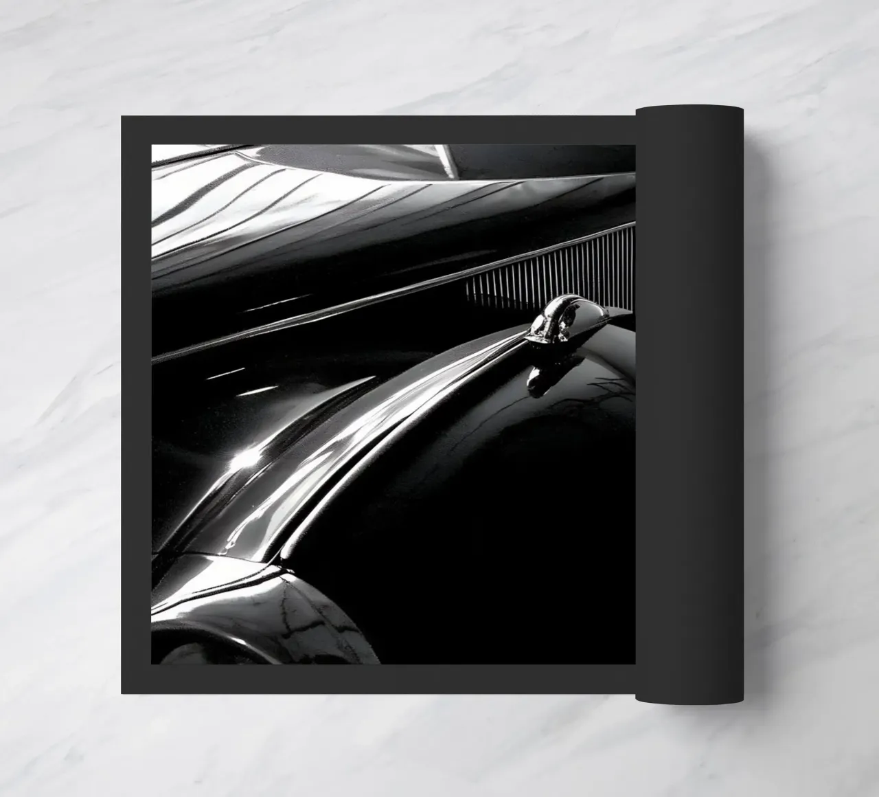 Auto d'epoca monocromatiche zerbino da CAR EDITION