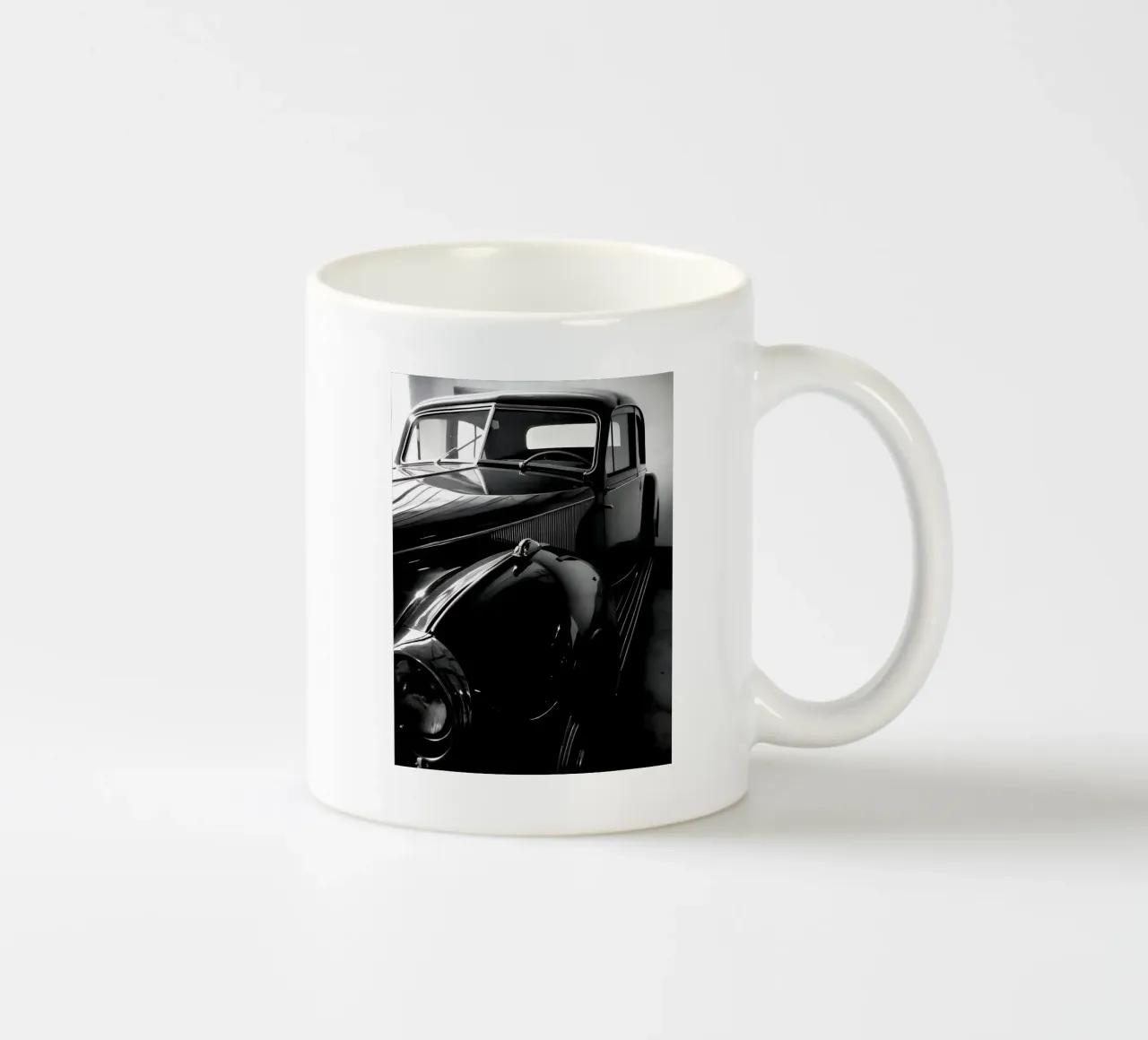 Auto d'epoca monocromatiche tazza in ceramica da CAR EDITION