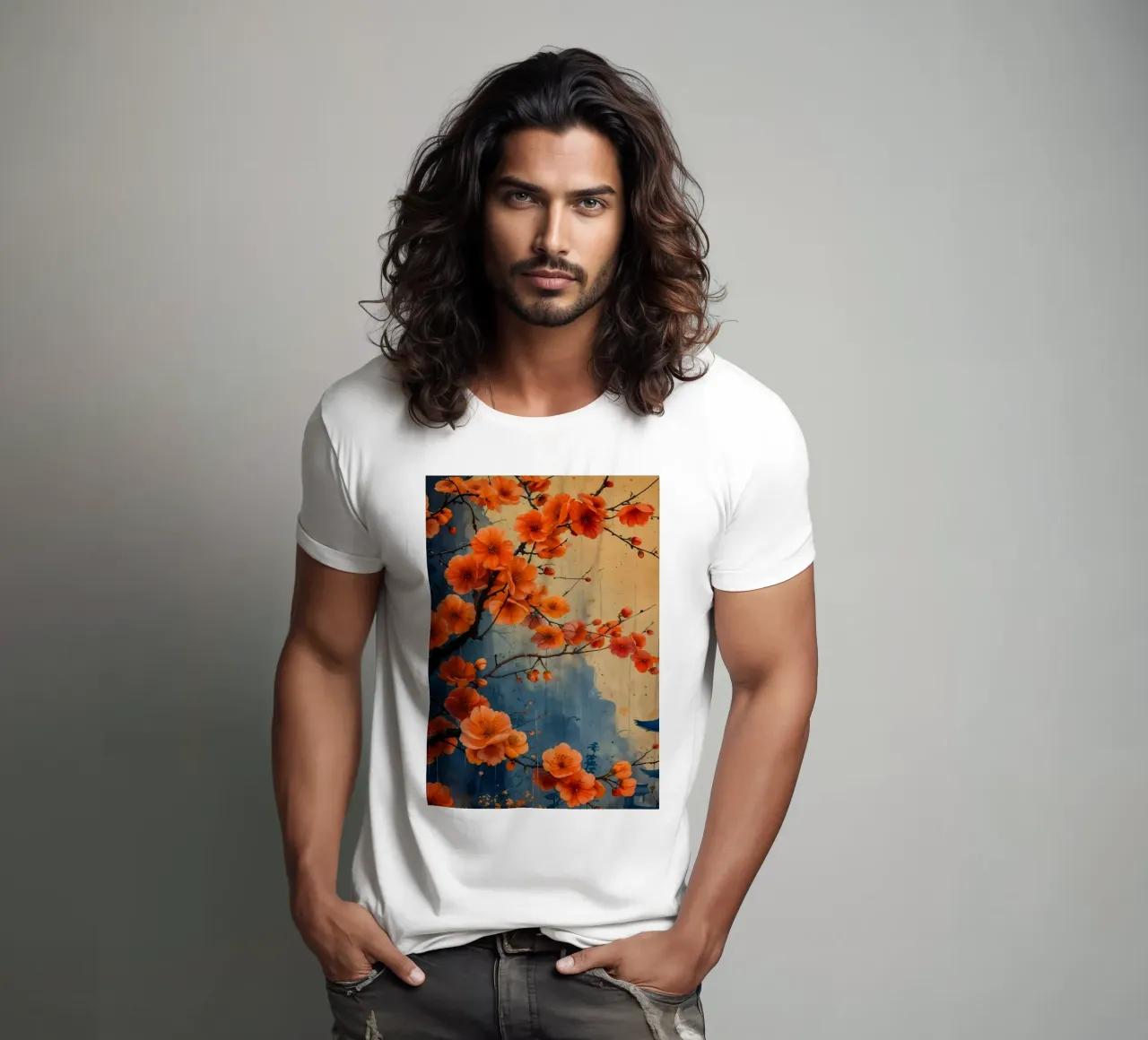 ciliegio fiore Giappone t-shirt da Rebecca Clark Wyrick