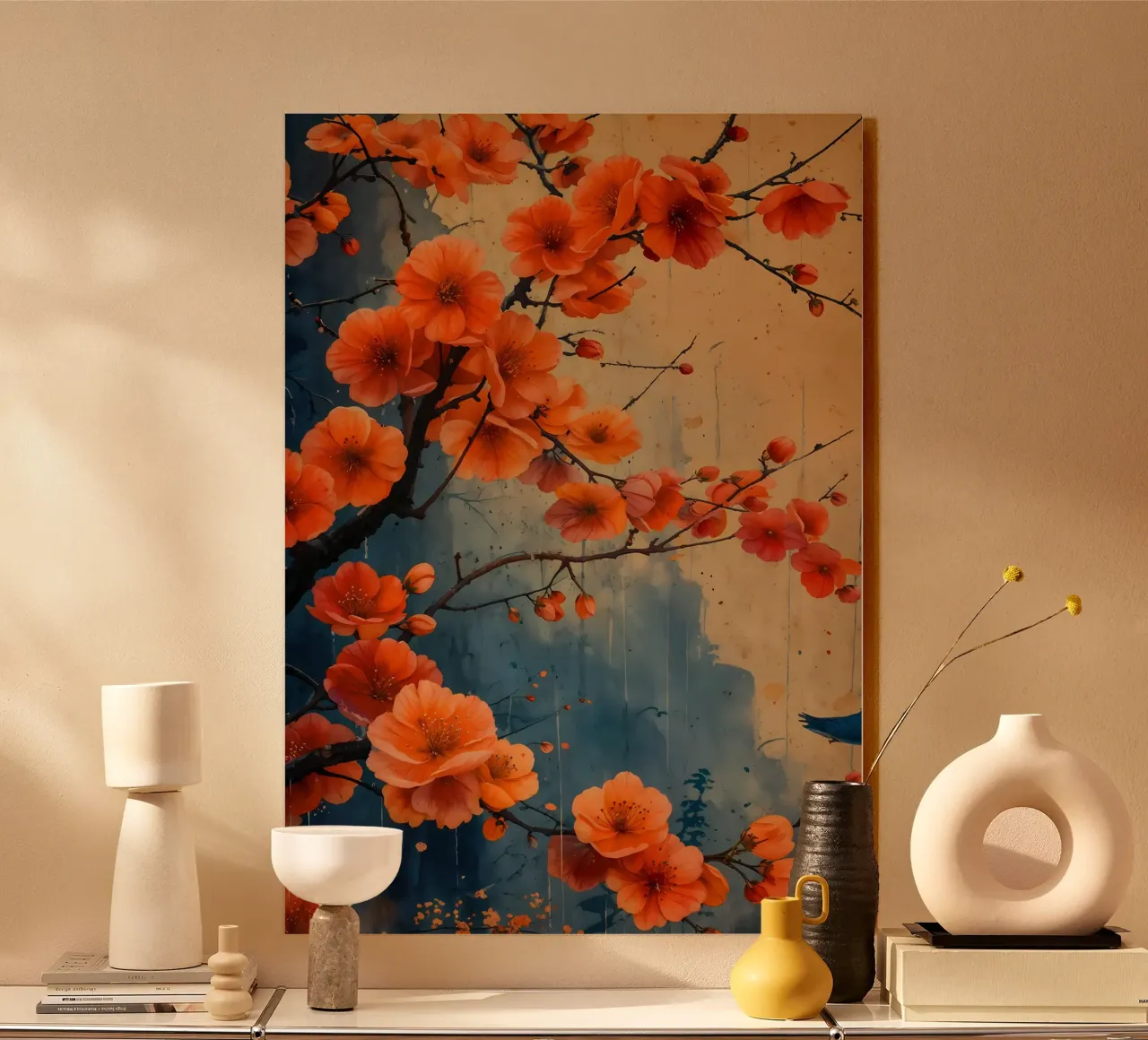 ciliegio fiore Giappone plexiglass da Rebecca Clark Wyrick