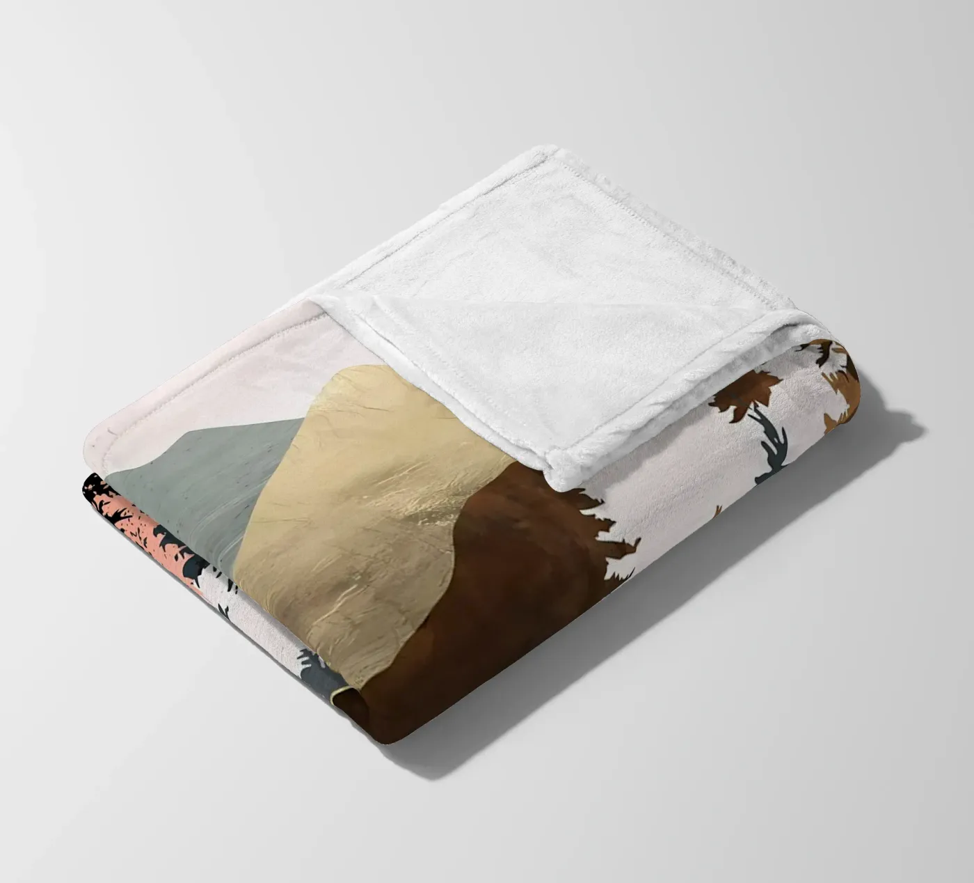 Waldblick Fleecedecke von Albert S Jacob
