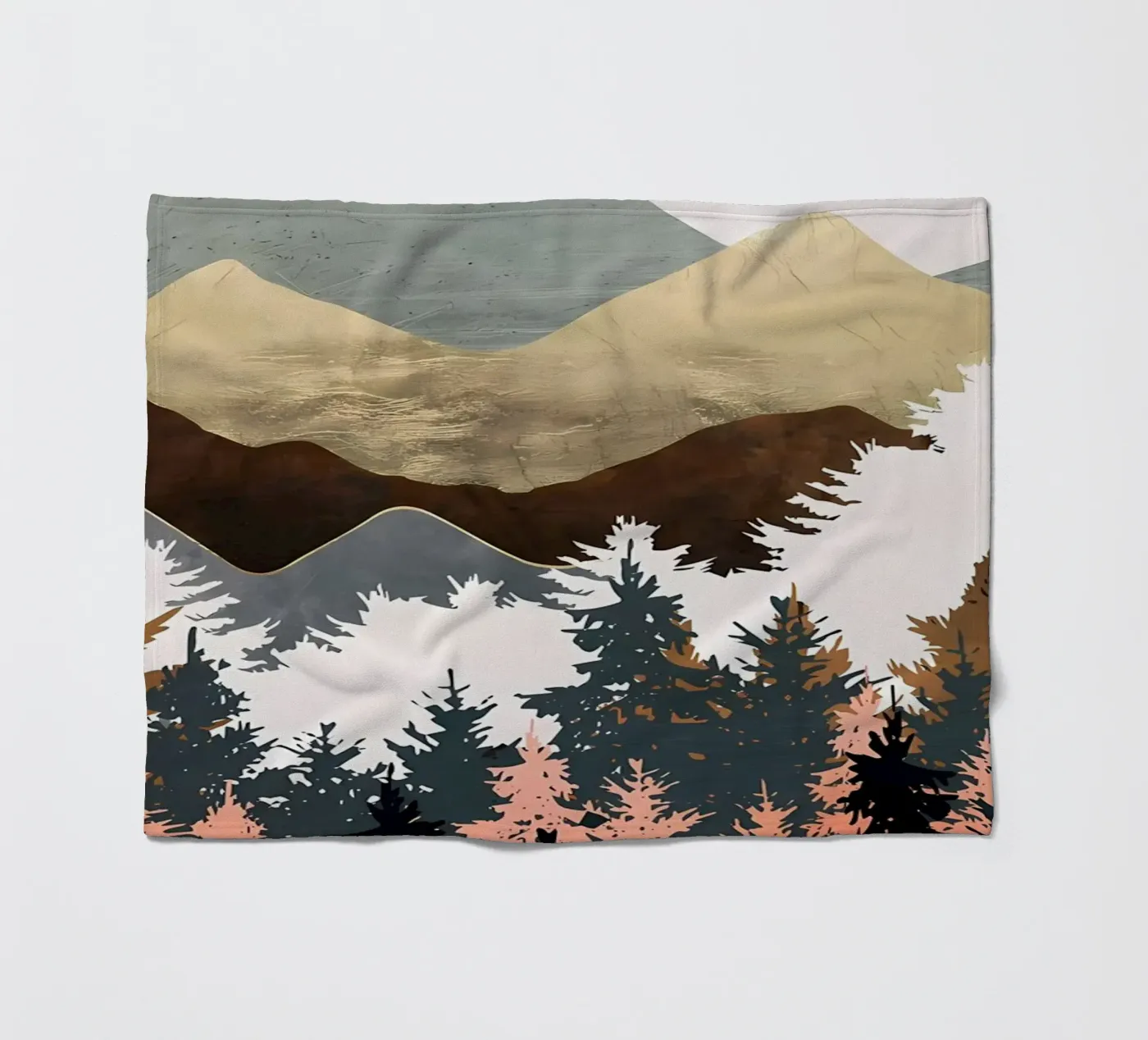 Waldblick Fleecedecke von Albert S Jacob