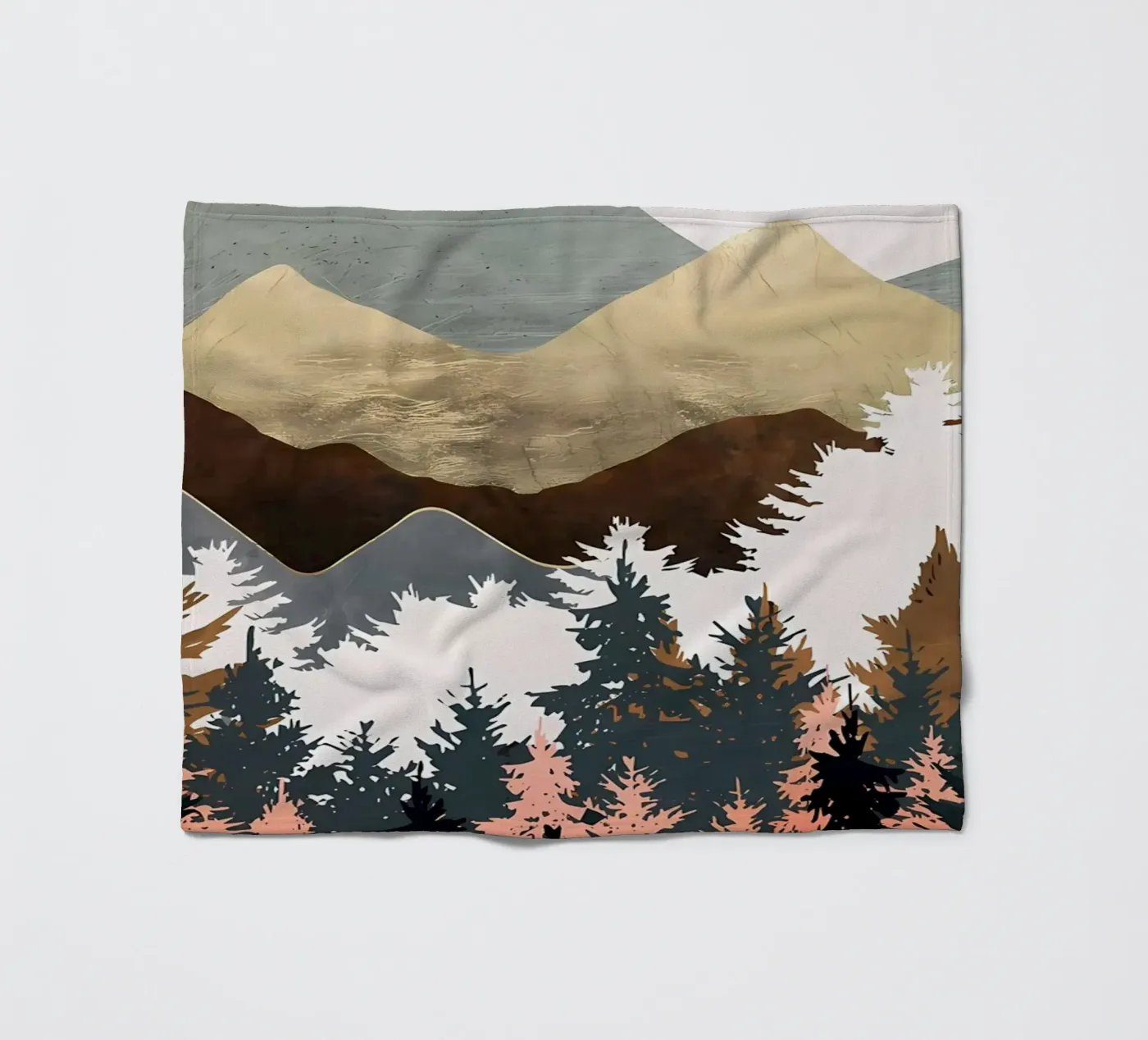 Waldblick Fleecedecke von Albert S Jacob