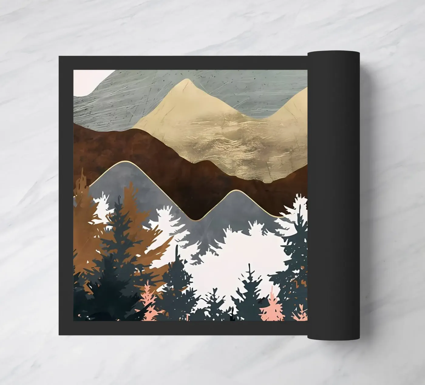 Forest View doormat by Albert S Jacob