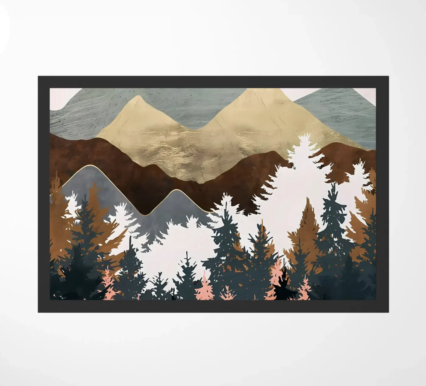 Forest View doormat by Albert S Jacob