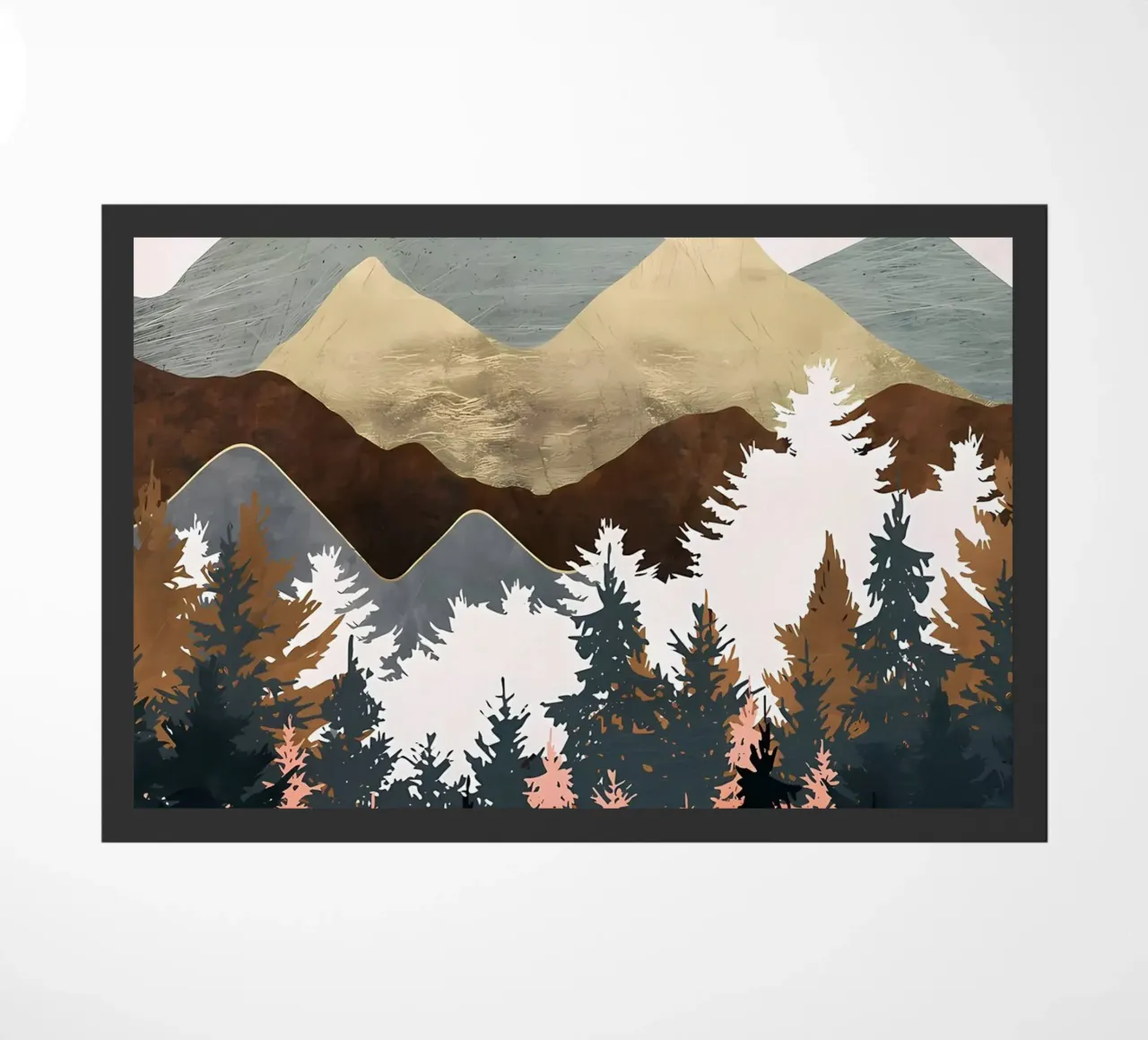 Forest View doormat by Albert S Jacob