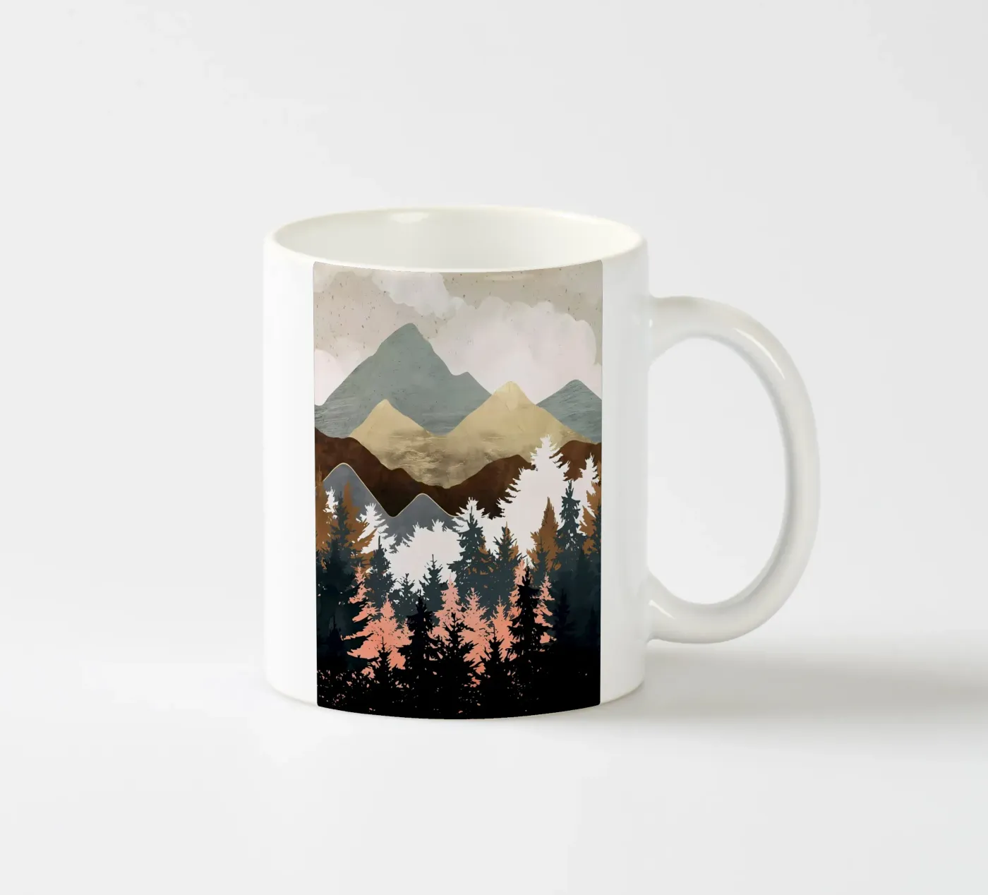 Forest View ceramic mug by Albert S Jacob