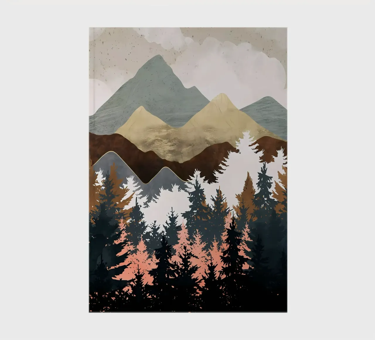 Vue de la forêt carnet de notes de Albert S Jacob