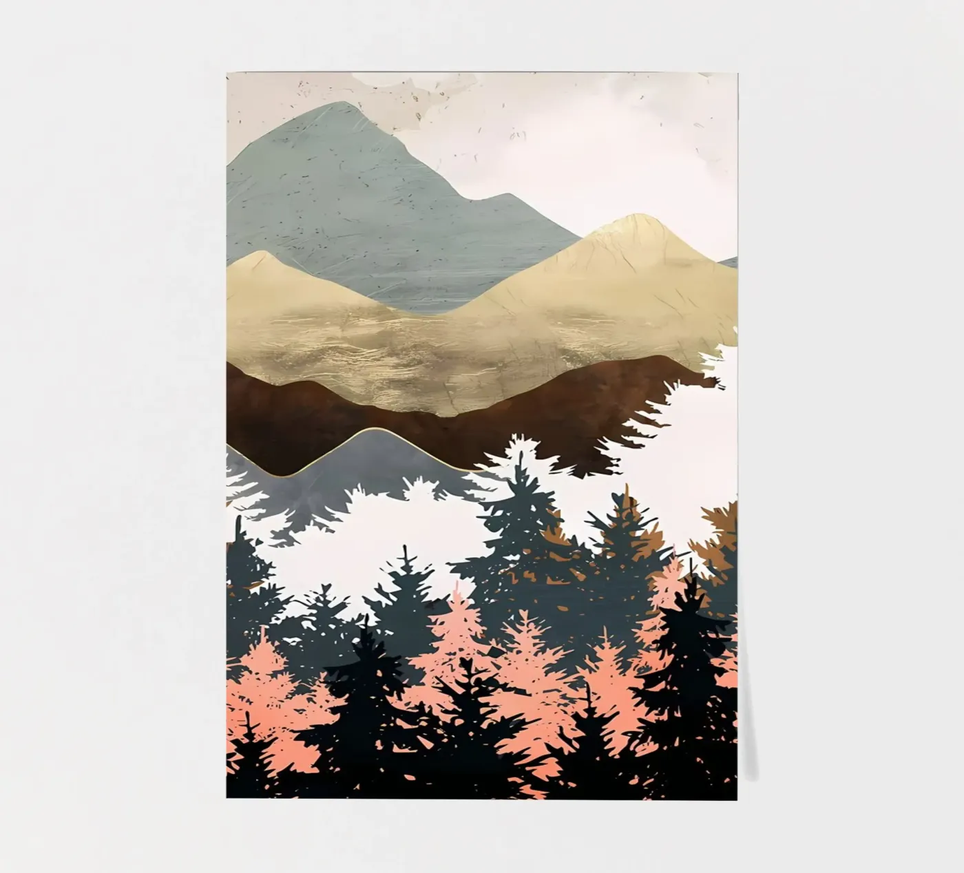 Forest View sticker sheet by Albert S Jacob