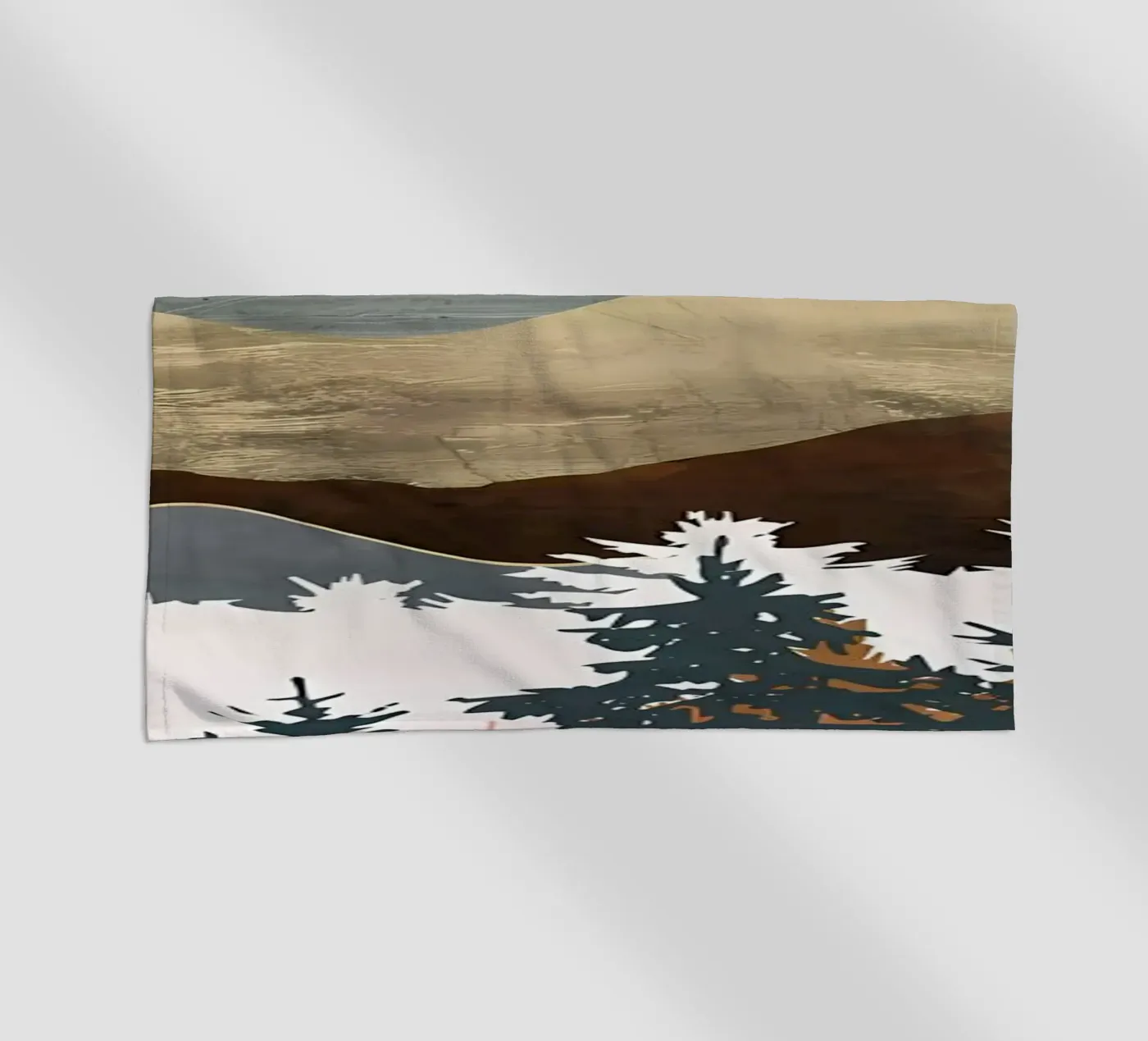 Vista sulla foresta telo mare da Albert S Jacob