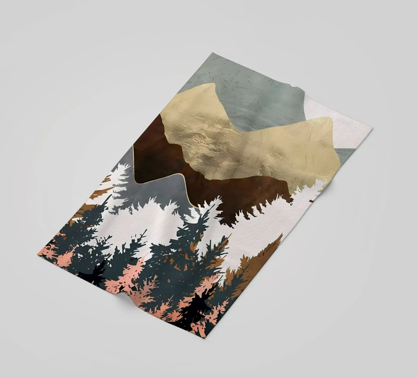 Vista sulla foresta telo mare da Albert S Jacob