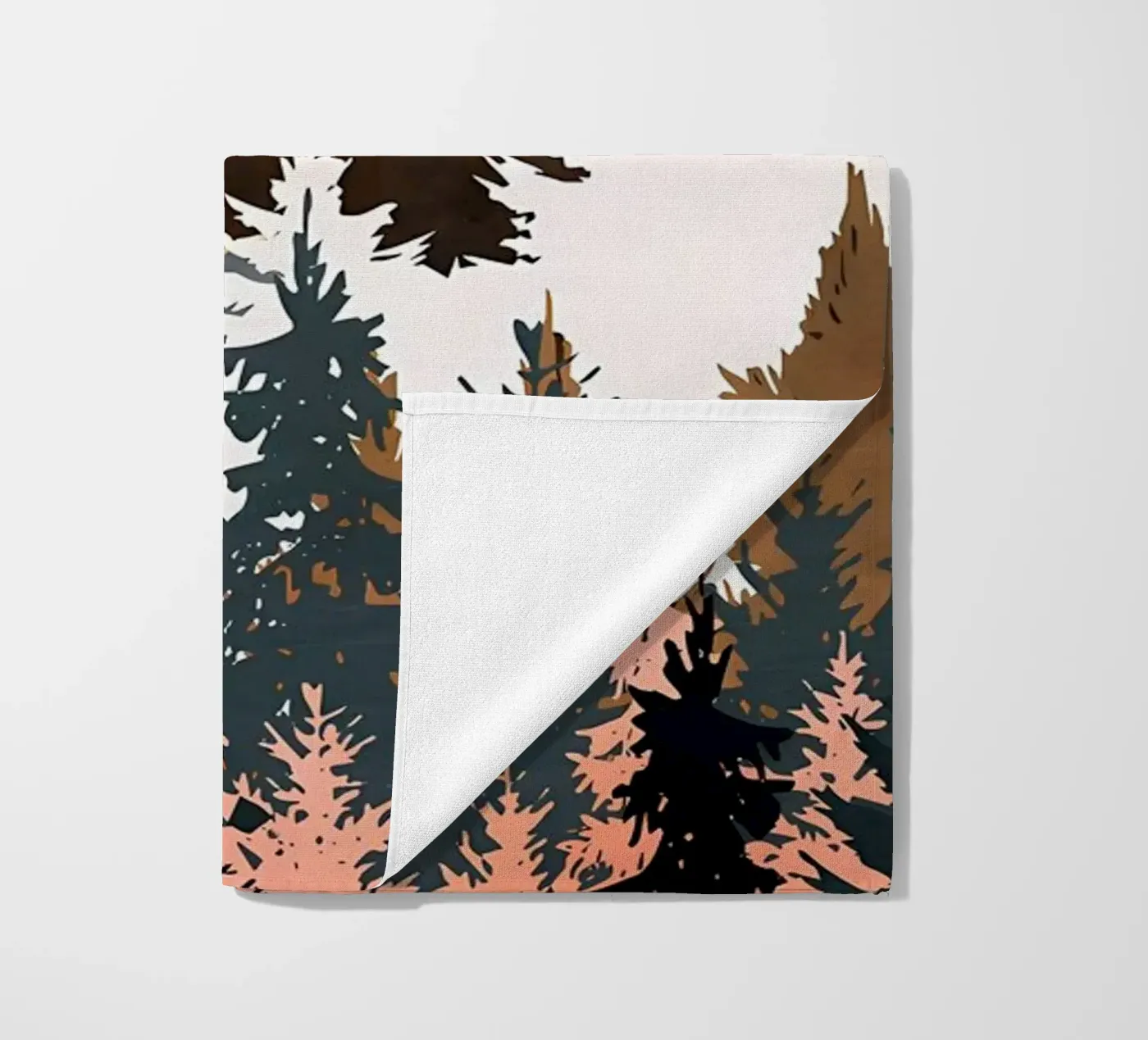 Vista sulla foresta telo mare da Albert S Jacob