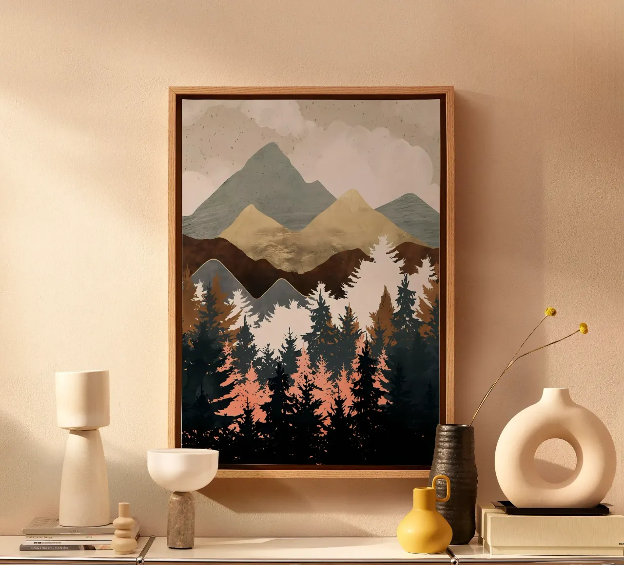 Forest View canvas by Albert S Jacob