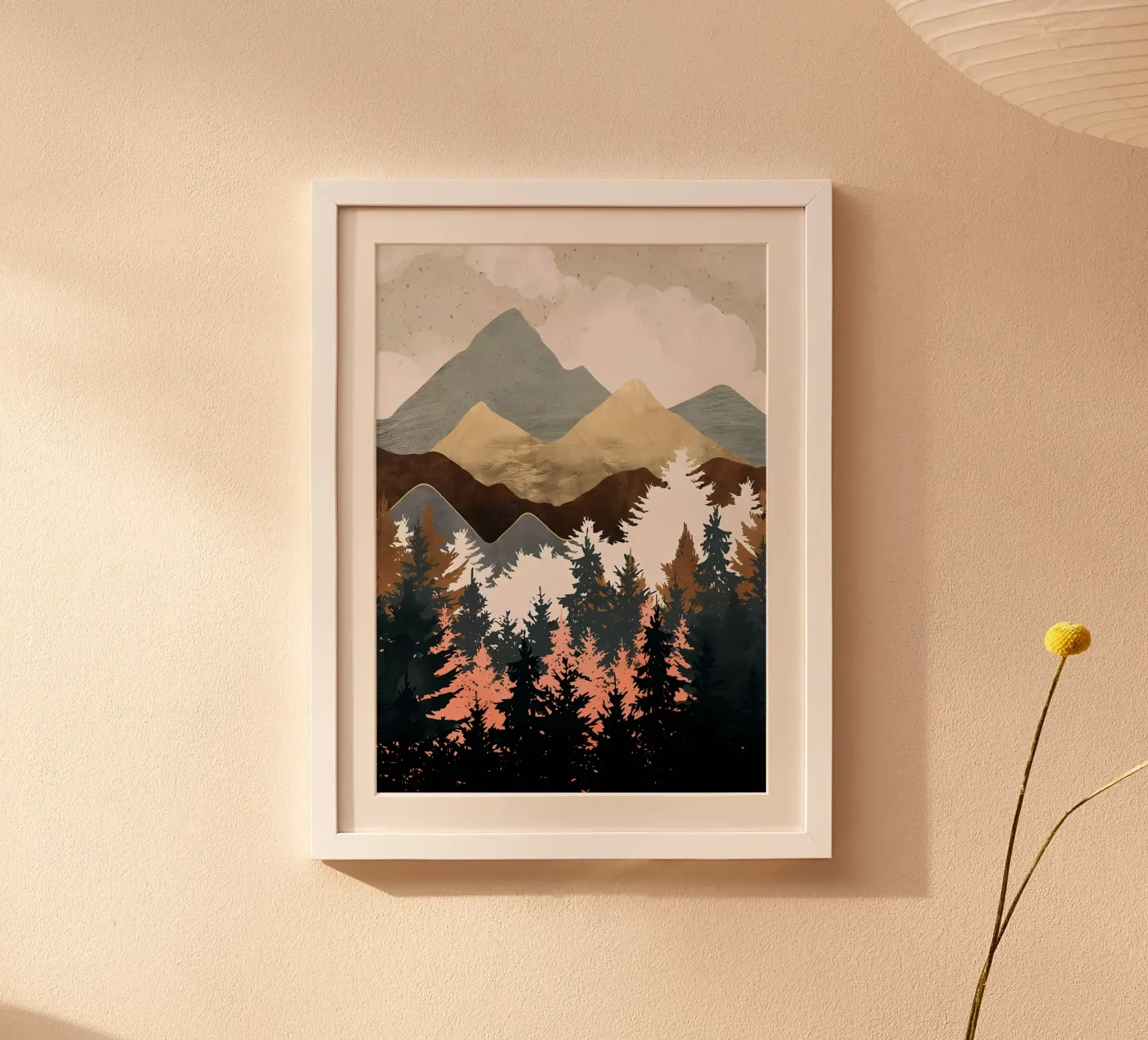 Vista sulla foresta poster da Albert S Jacob