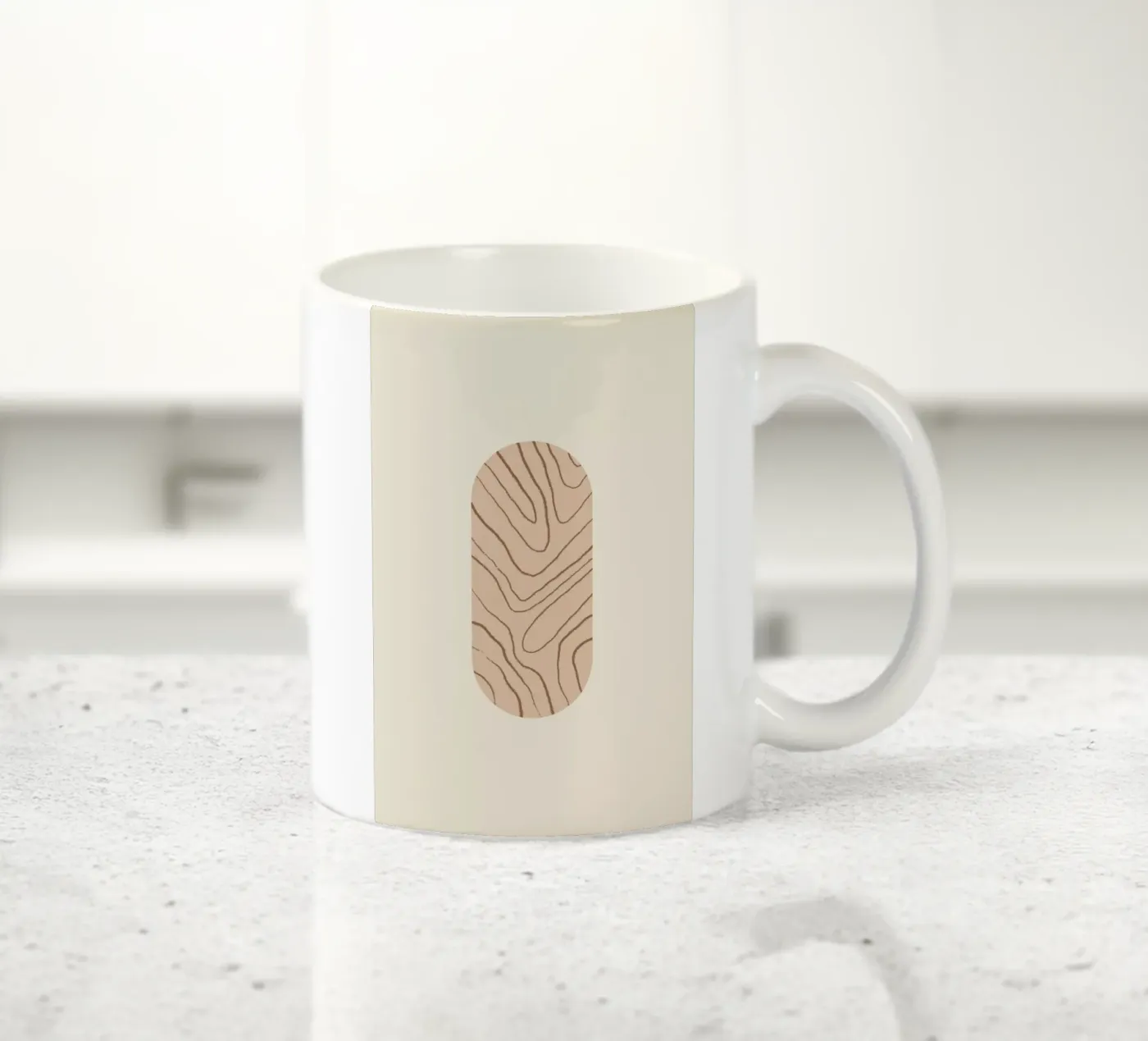 Pine ceramic mug by Pure
