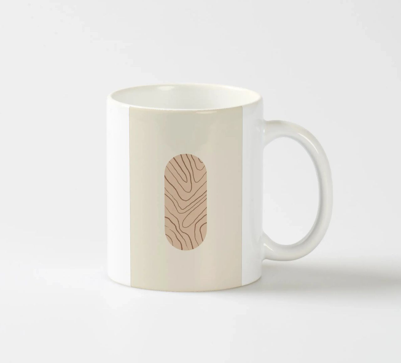 Pine tazza in ceramica da Pure