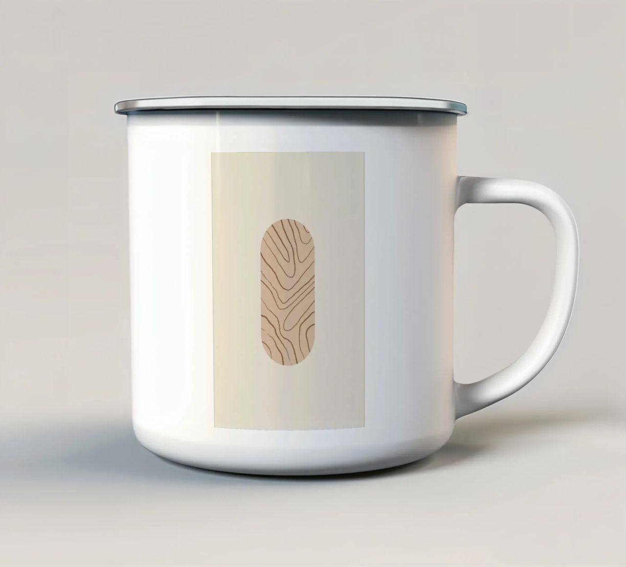 Pine tazza in smalto da Pure