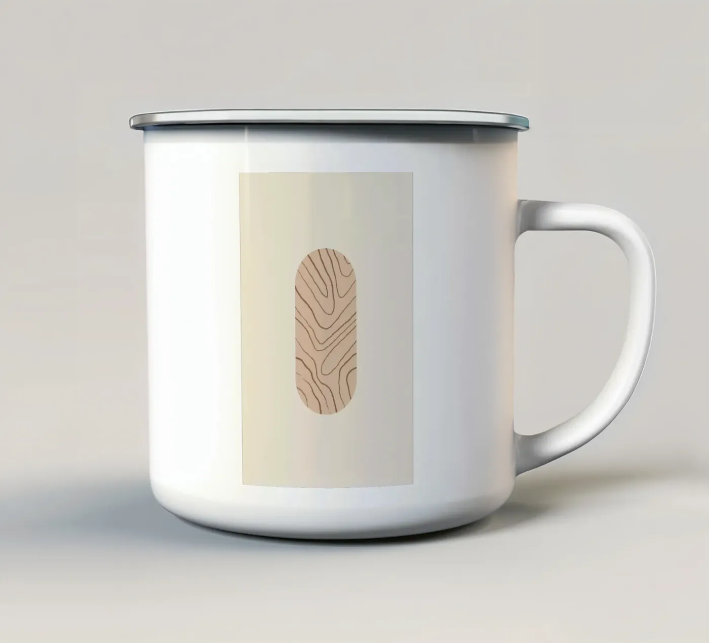 Pine enamel mug by Pure