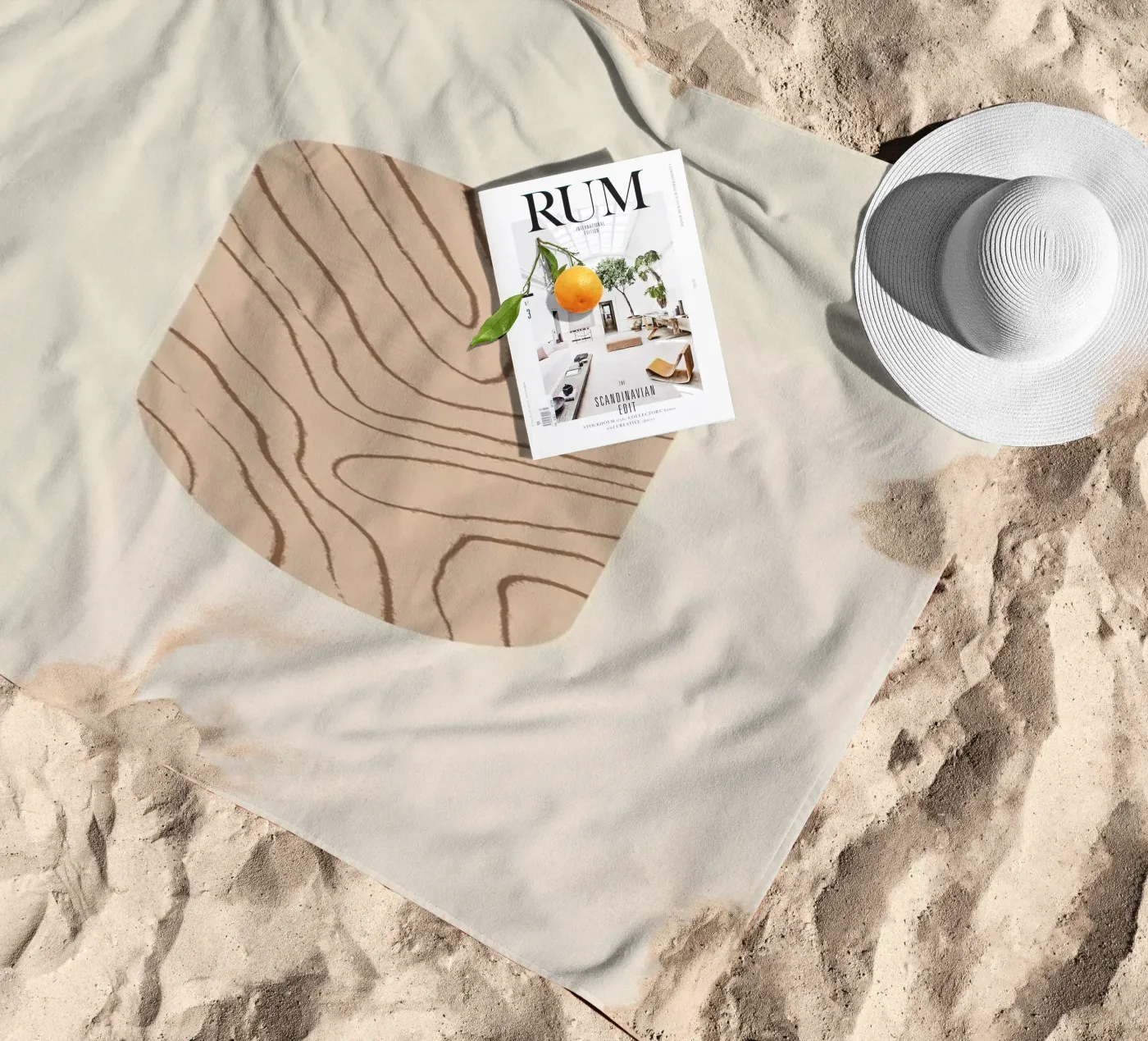 Pine serviette de plage de Pure