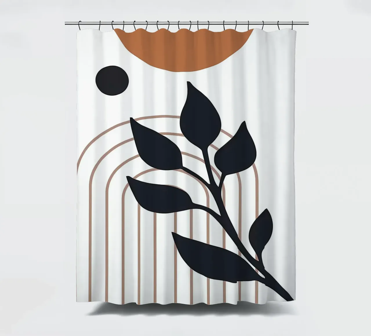 Abstract Geometric shower curtain by James M Coyle