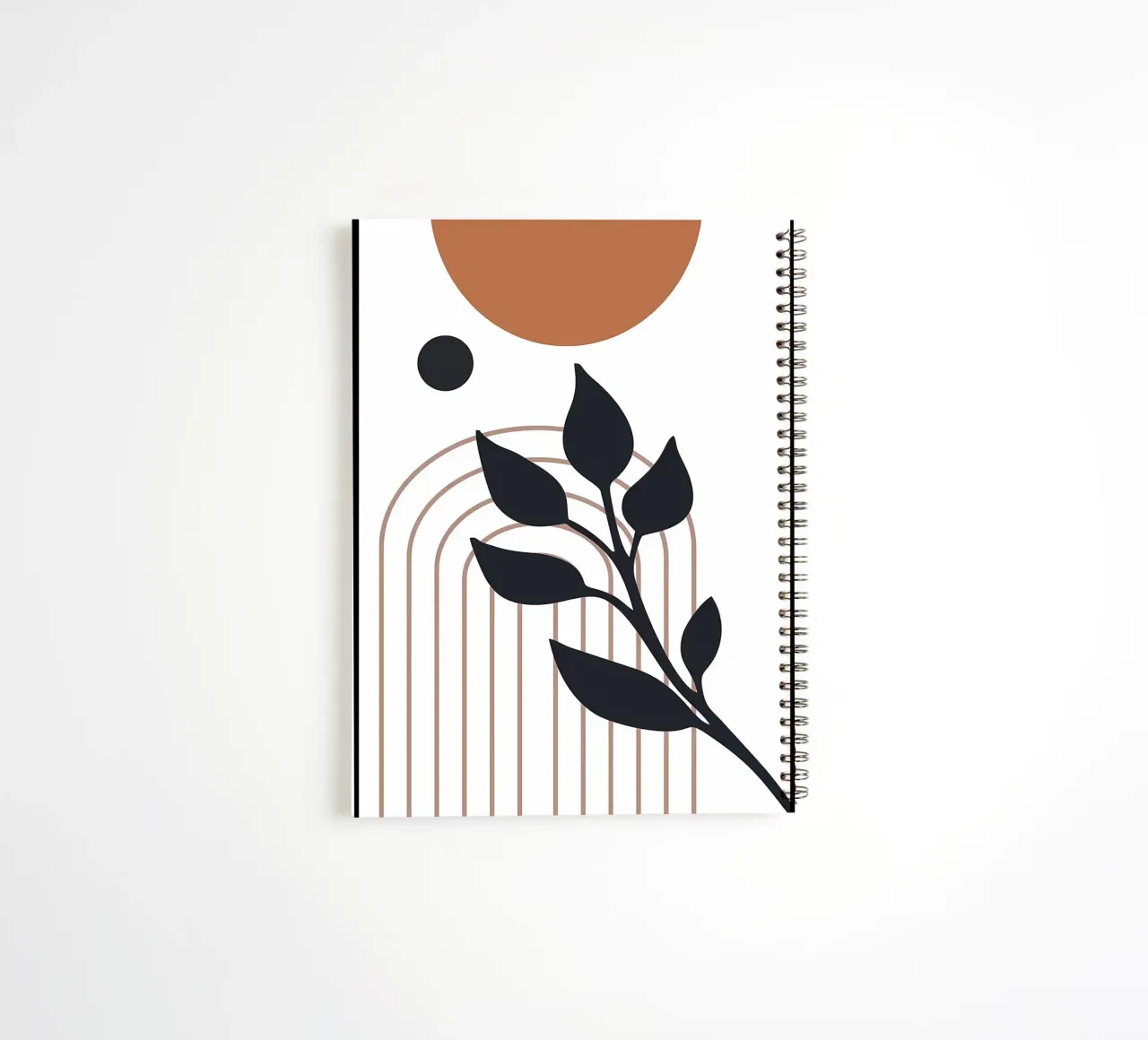 Abstract Geometric spiral notebook by James M Coyle