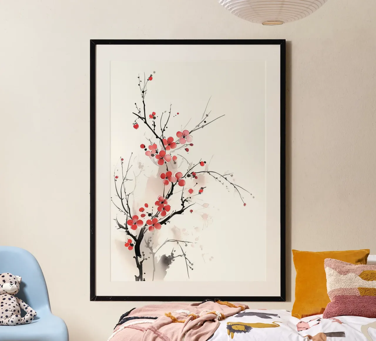 Fiore di sakura giapponese carta hahnemühle da Rebecca Clark Wyrick