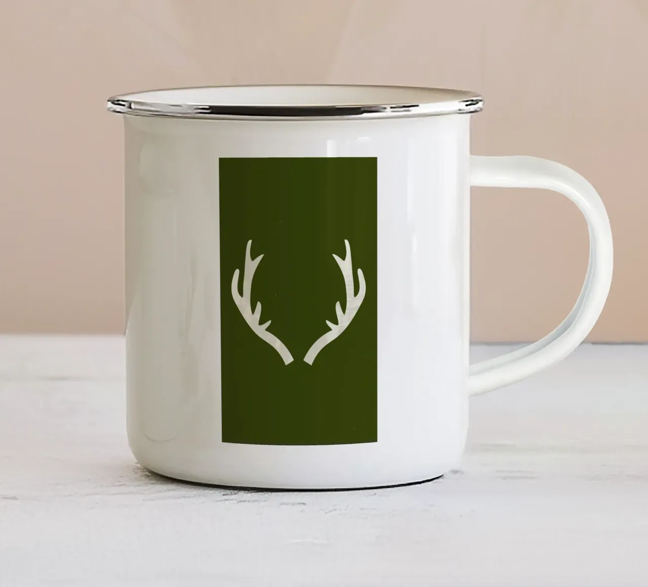 Reindeer Antlers tazza in smalto da daylight design studio