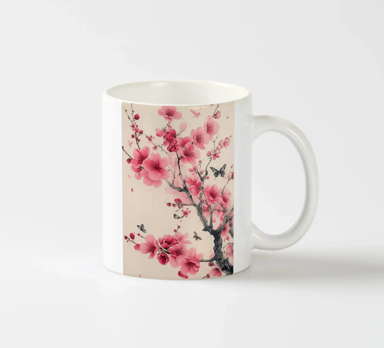 Acquerello sui fiori di ciliegio tazza in ceramica da Rebecca Clark Wyrick