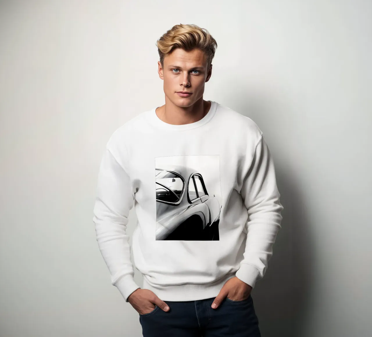 Auto d'epoca monocromatiche felpa da CAR EDITION