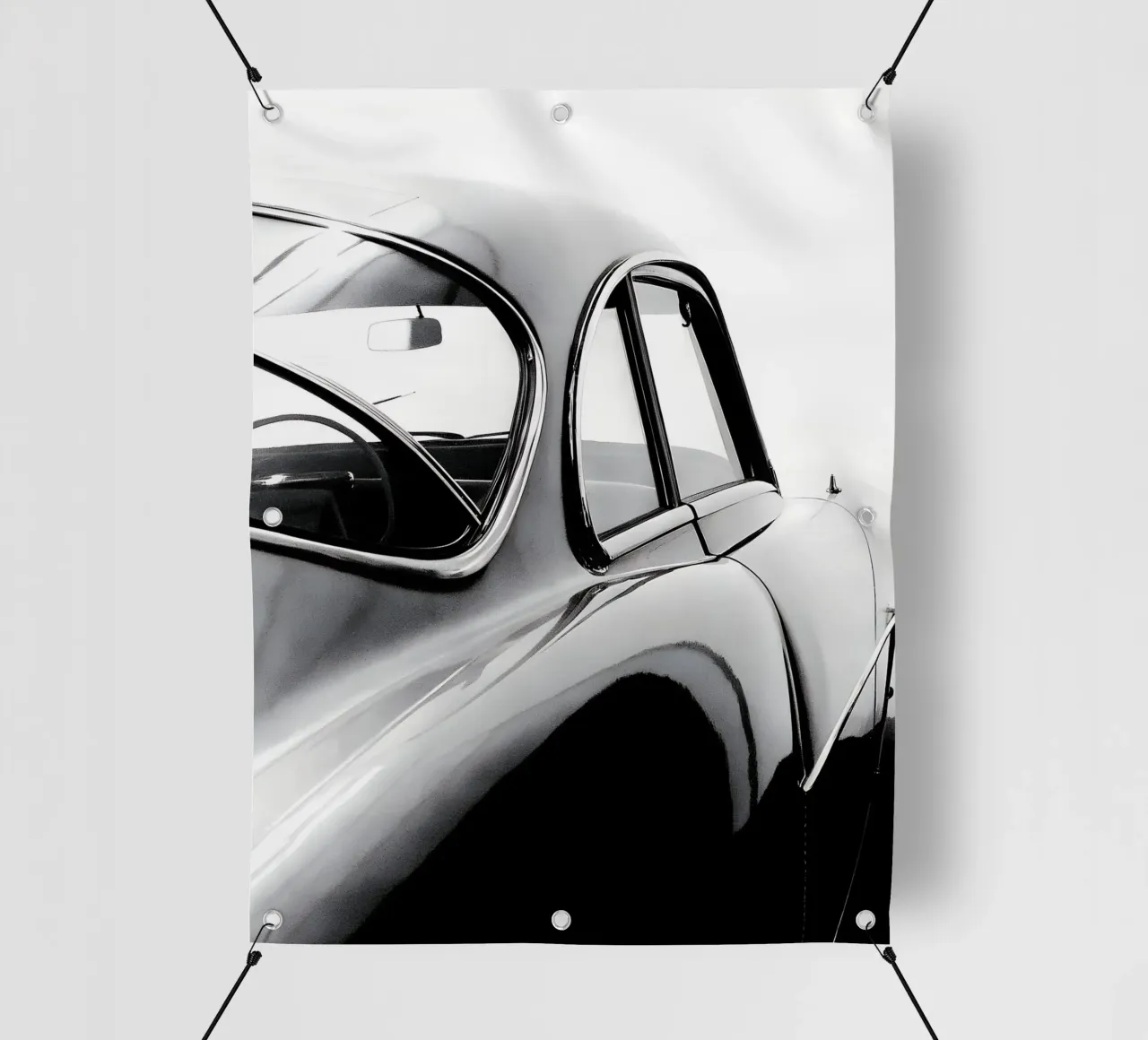 Auto d'epoca monocromatiche telo in pvc da CAR EDITION