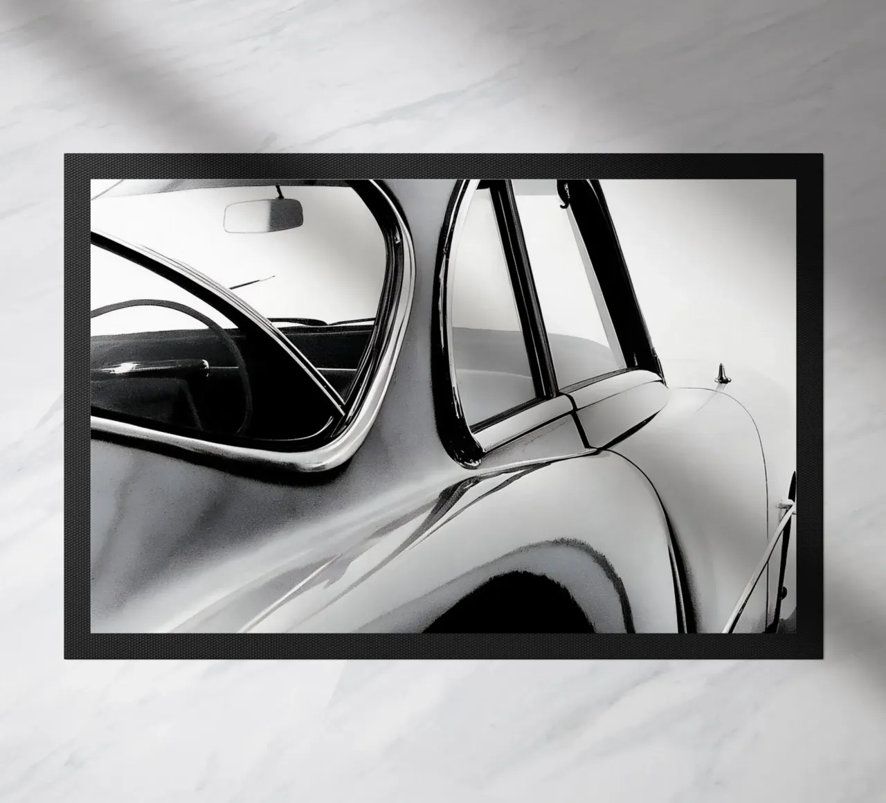 Auto d'epoca monocromatiche zerbino da CAR EDITION