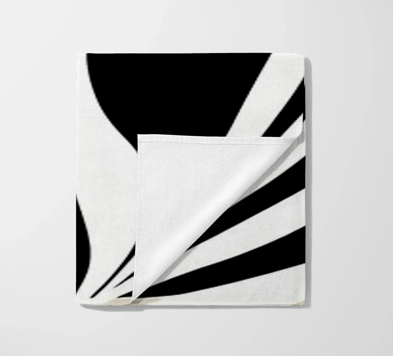 Stampa tropicale in bianco e nero telo mare da James M Coyle
